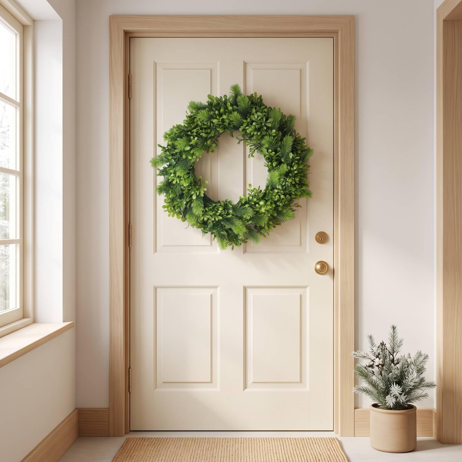 Künstlich Weihnachtskranz, Style to 1, 45 cm