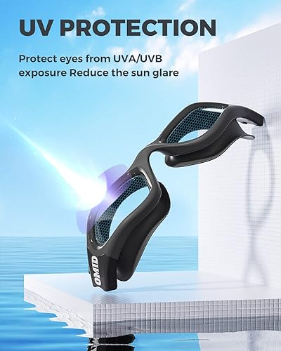 Miniatura 4 de OMID P2 Lite - Gafas de natación cómodas antivaho para hombres, mujeres, adultos y jóvenes