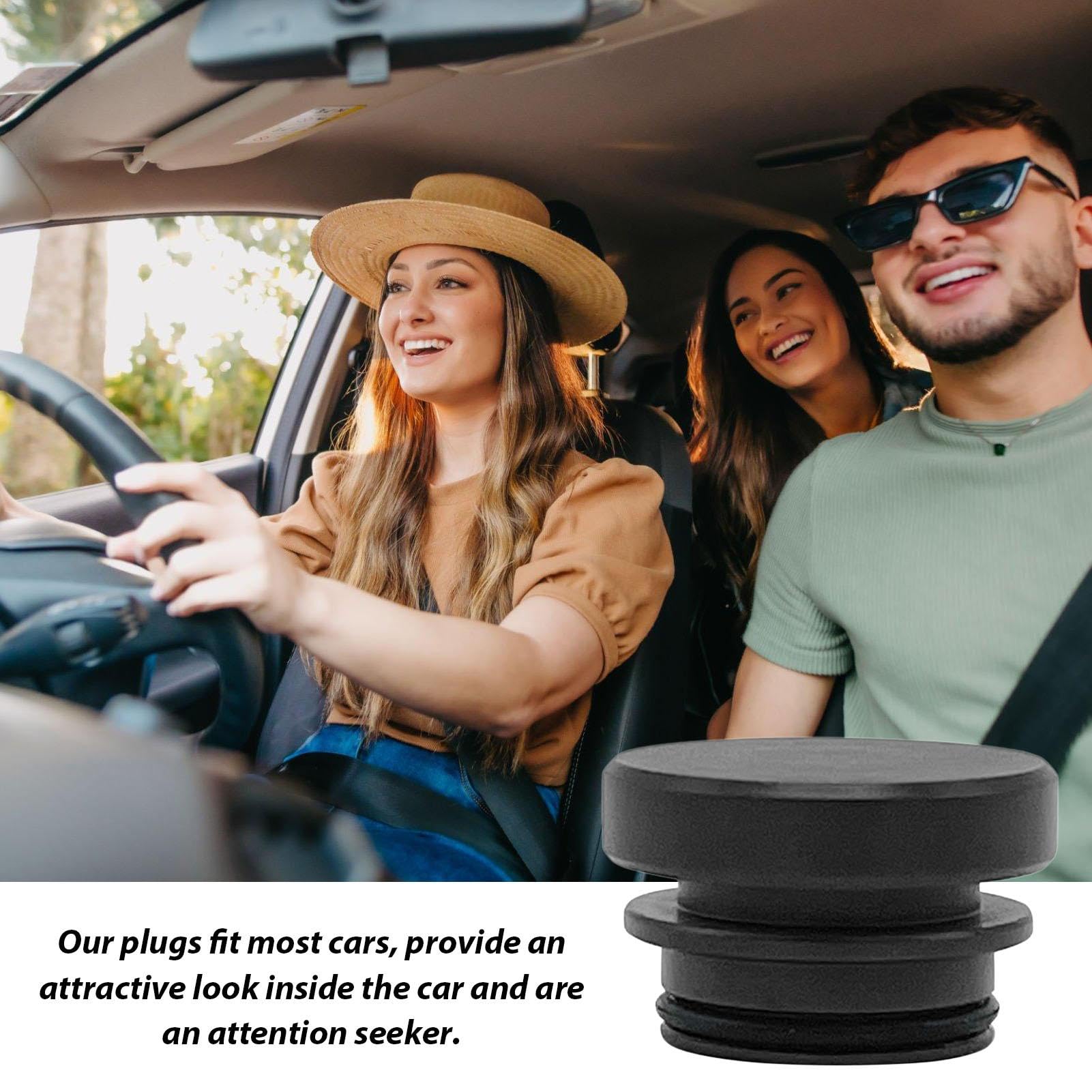 Coperchio Accendisigari in Metallo Presa Accendisigari Auto RV 12V Coperchio Presa Decorazione Auto Coperchio Antipolvere Sigaro Auto Perfetto per Auto SUV