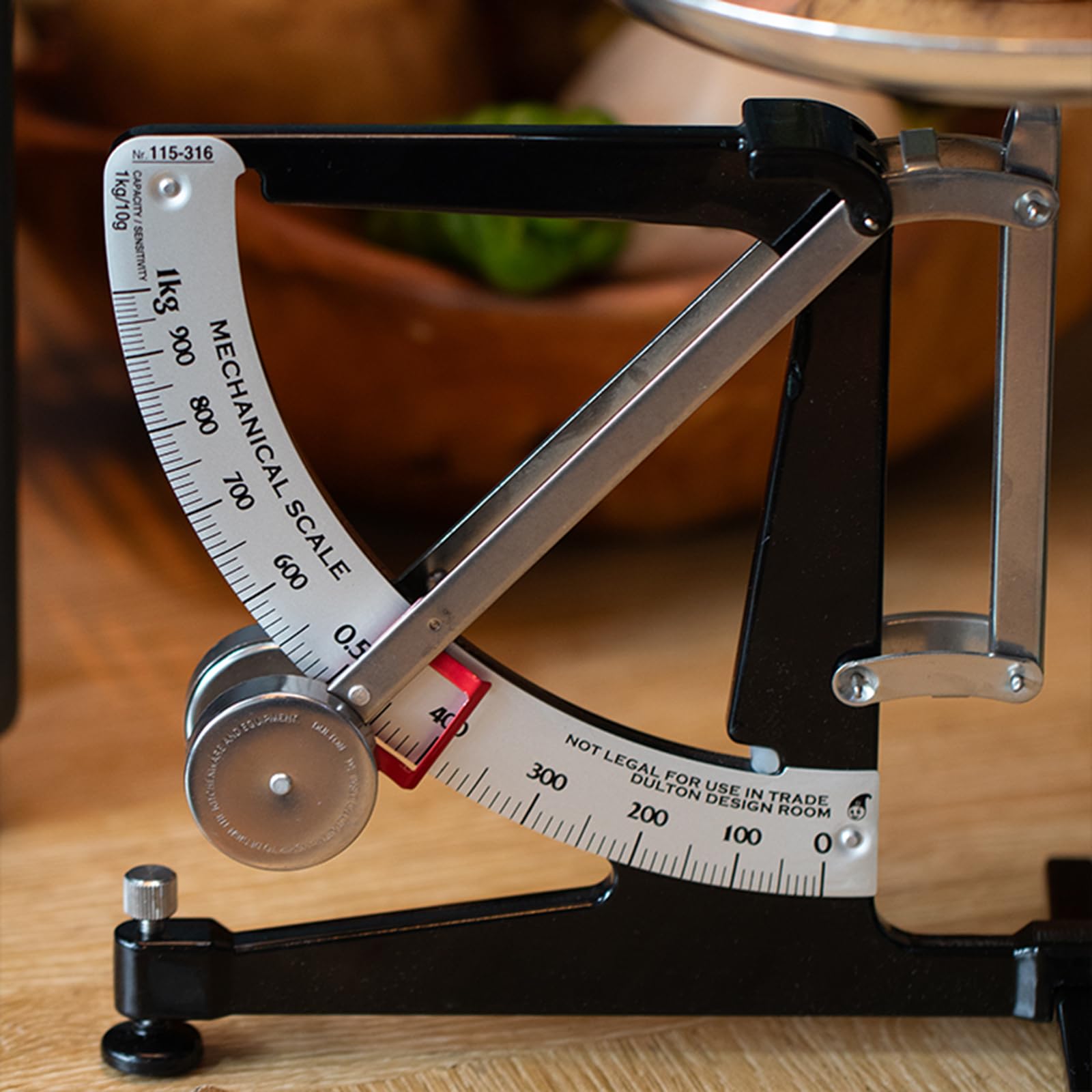 Bilancia da Cucina Meccanica in Metallo da 7 Pollici, con Palette in Alluminio E Pendoli in Acciaio Inossidabile, per Elettronica, Ricerca Scientifica E Alimentare