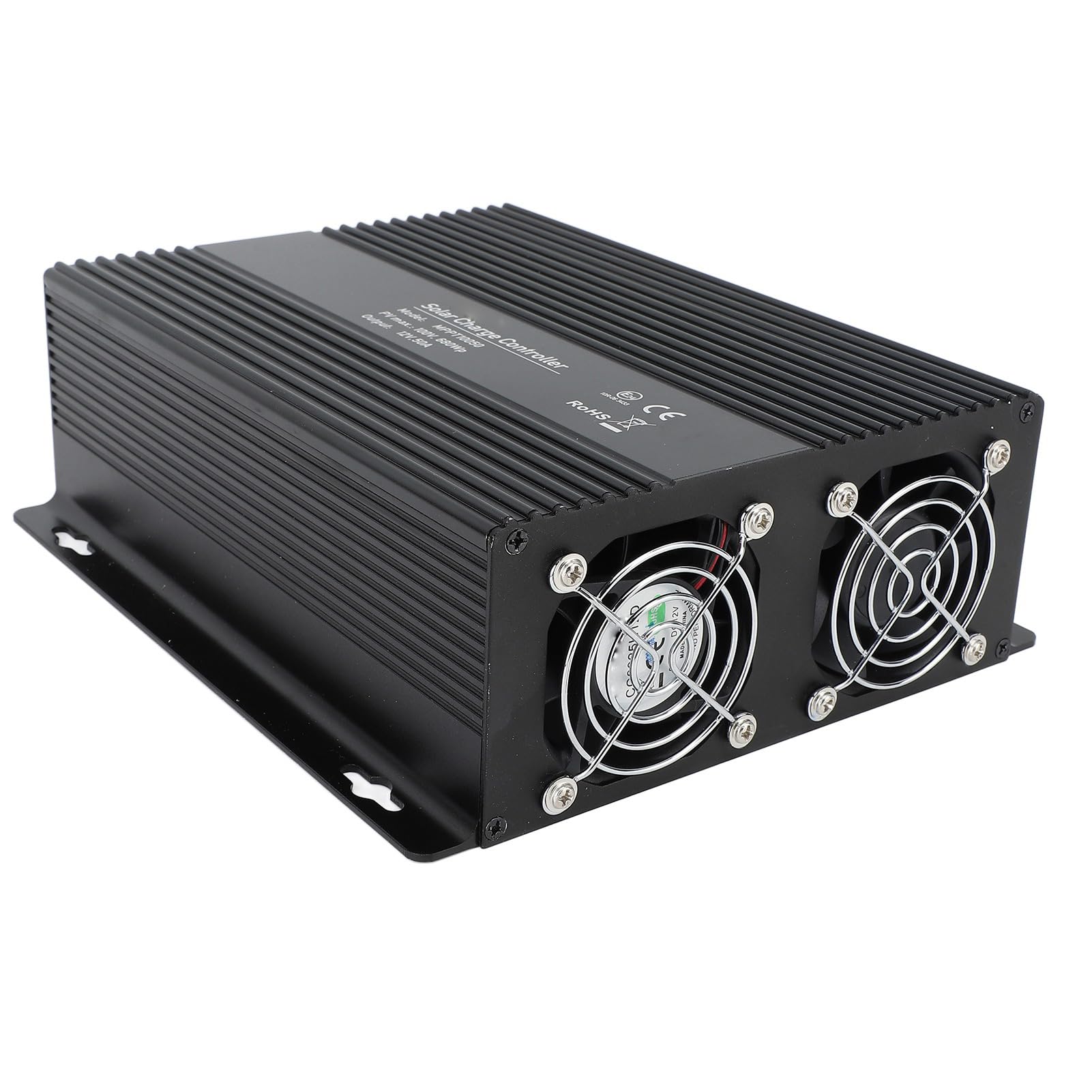 Kontroler ładowania Słonecznego, Regulator ładowania Słonecznego MPPT ze Stopu Aluminium ABS 12 V 40 A 680 W z Wejściem 100 V, Zabezpieczenie Przed Przegrzaniem i Przeładowaniem dla