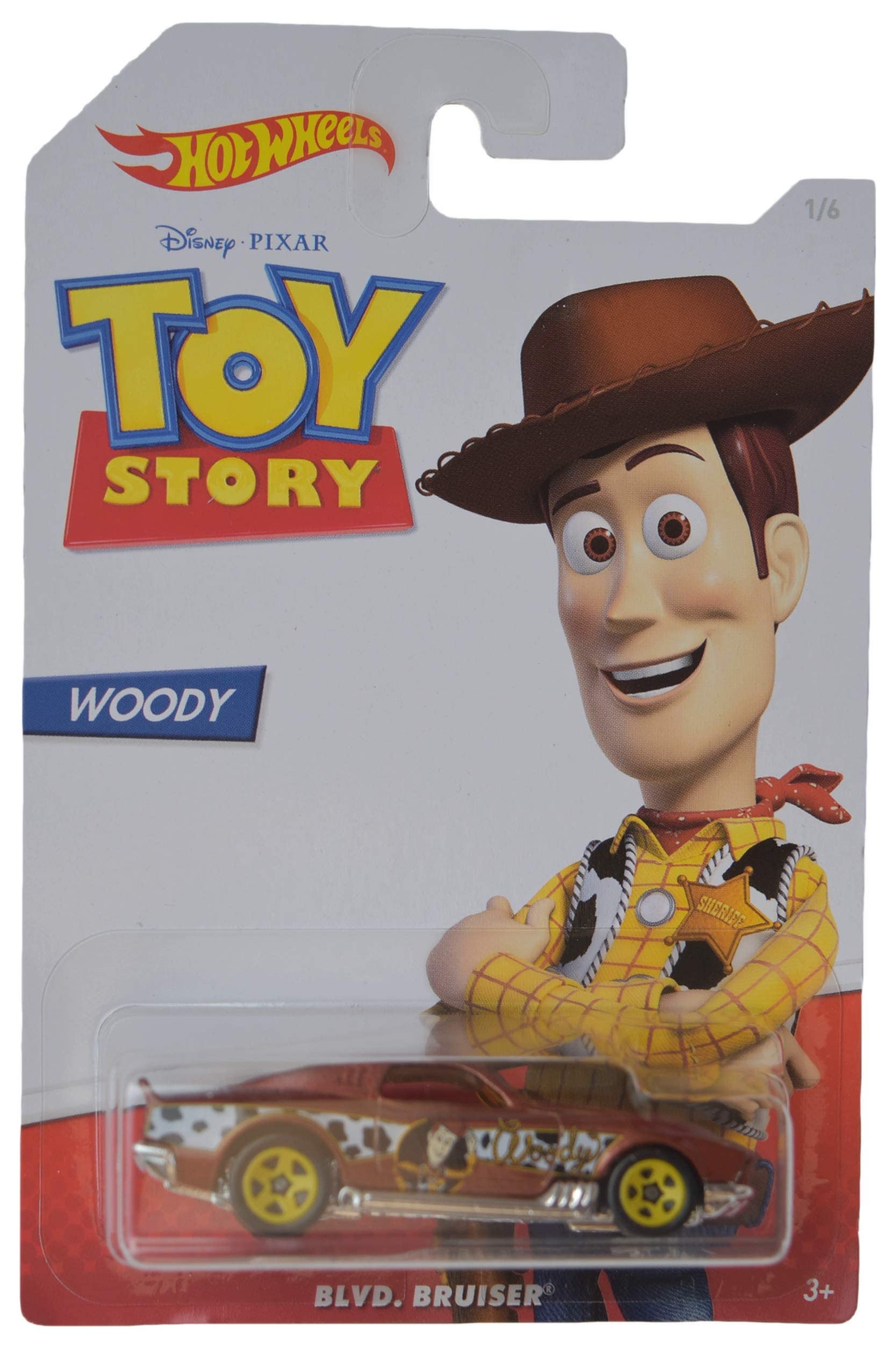Amazon.com: Hot Wheels BLVD Bruiser, Woody Toy Story 1/6