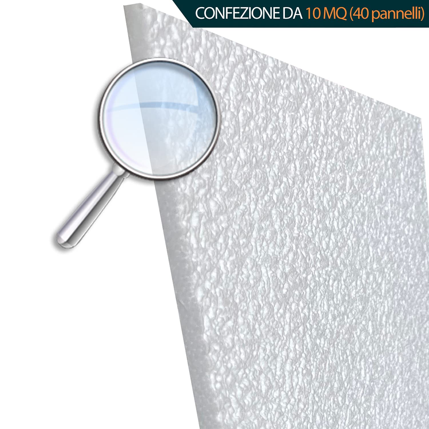 Pannelli Decorativi In Polistirolo 3D - 50x50 Cm, Spessore 6 Mm, Confezione Da 10 Mq Con Colla - Foto 9