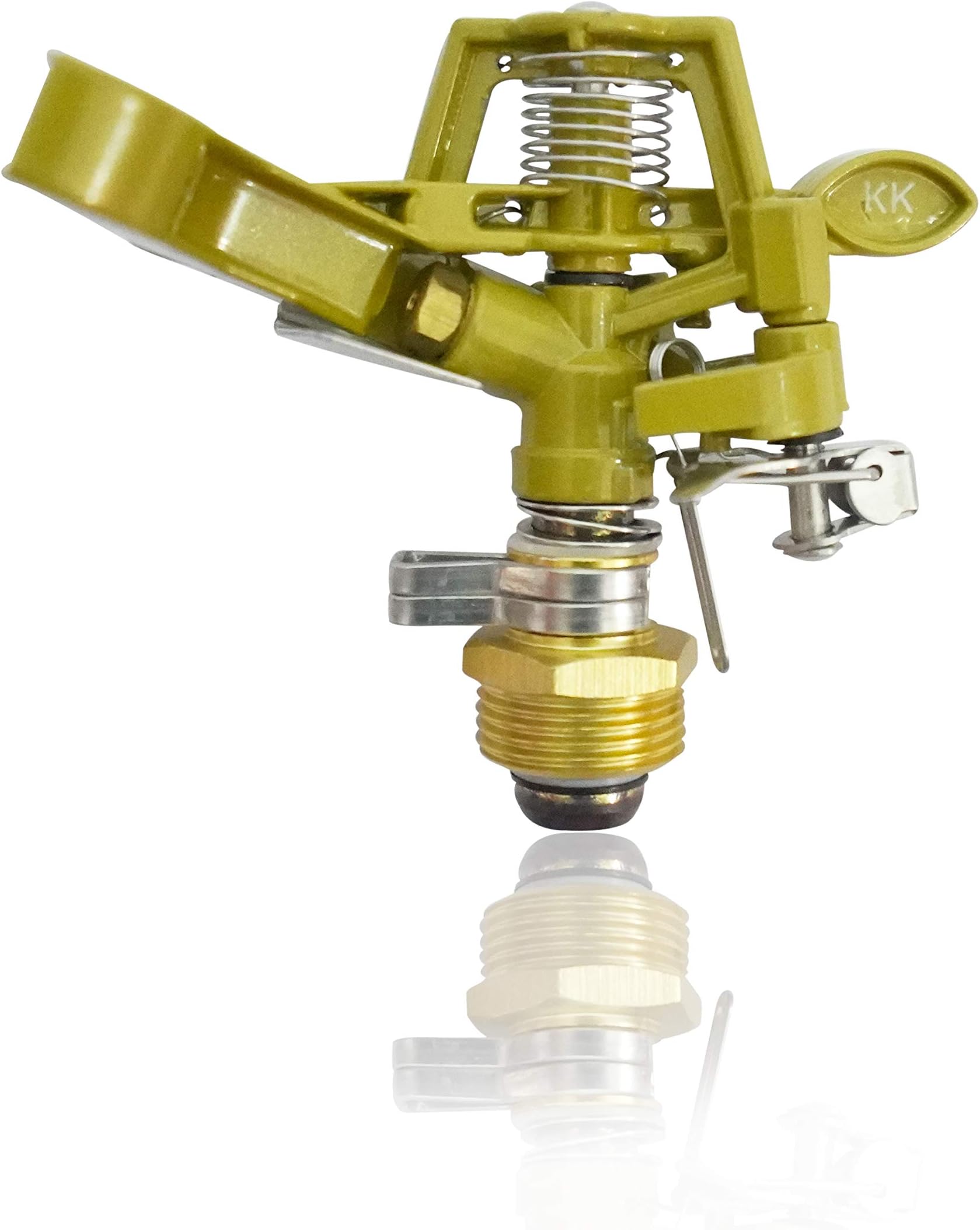 FIELDSTAR Brass Impact Drive Sprinkler Garden Watering Irrigation Sprayer Head (Paint Coated)