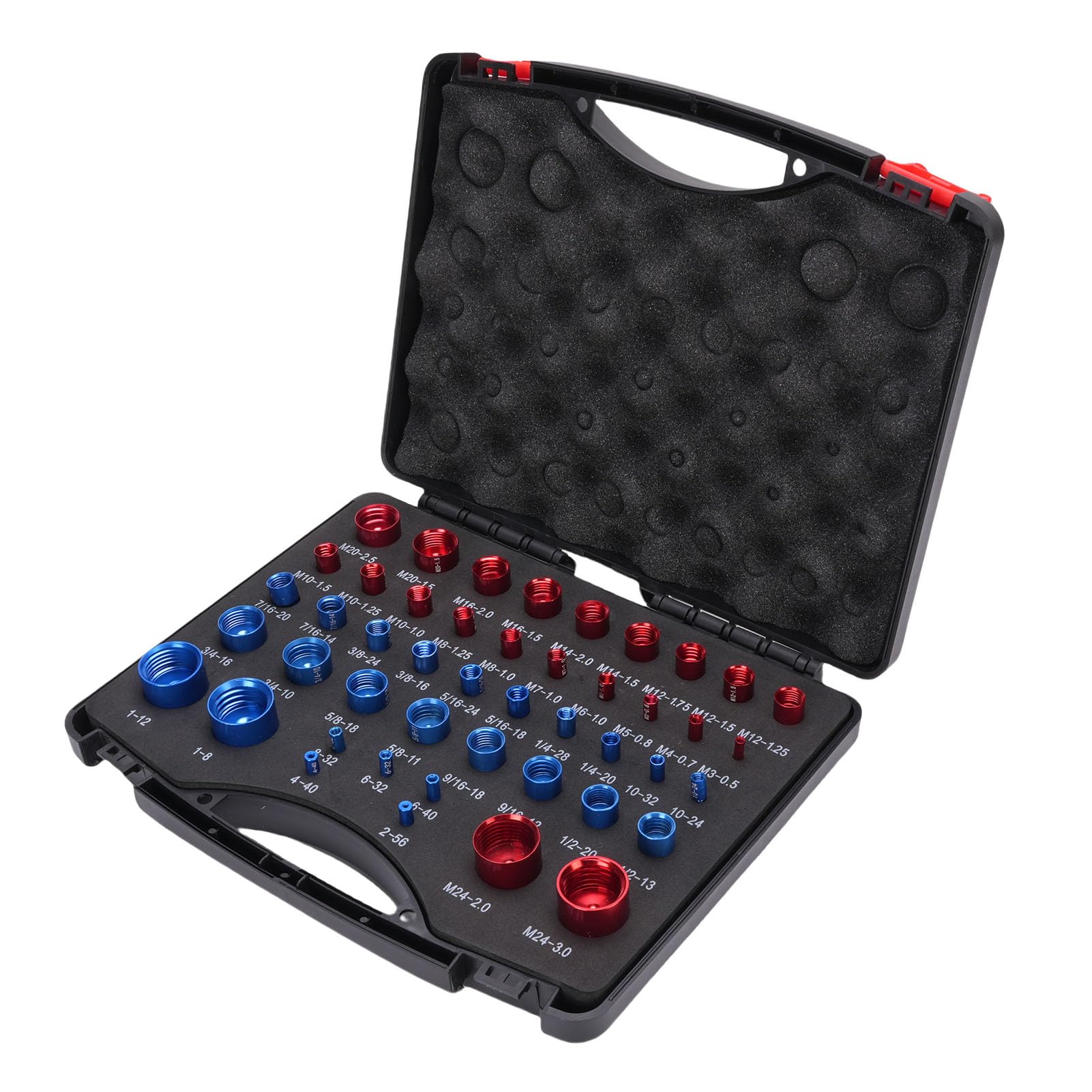 Zestaw sprawdzianów do gwintów nakrętek, tester gwintów, konstrukcja metryczna, wysoce precyzyjny wielofunkcyjny zestaw mierników do gwintów do prac mechanicznych, projekty