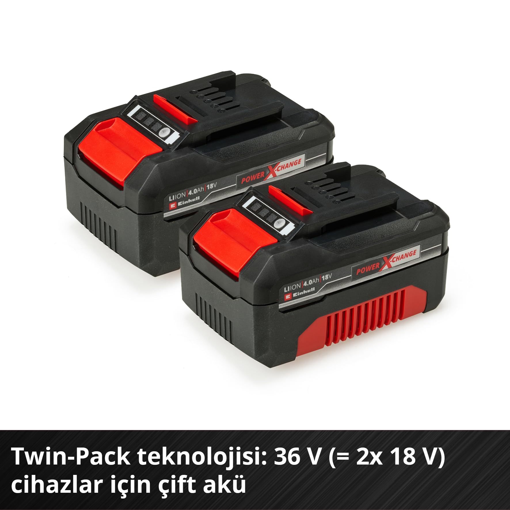 Einhell Orijinal 18 V 4,0 Ah PXC Akü Twinpack 4511489