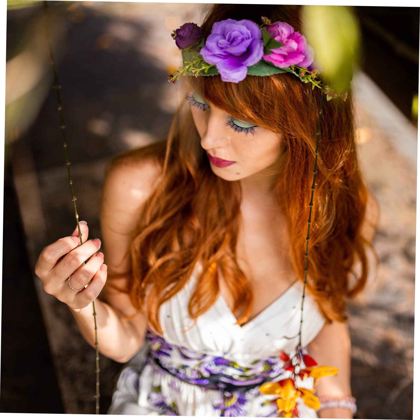 Baluue 25paia Ciglia Colorate Per Cosplay e Halloween Effetto Volume Per Makeup Da Festival e Occasioni Speciali