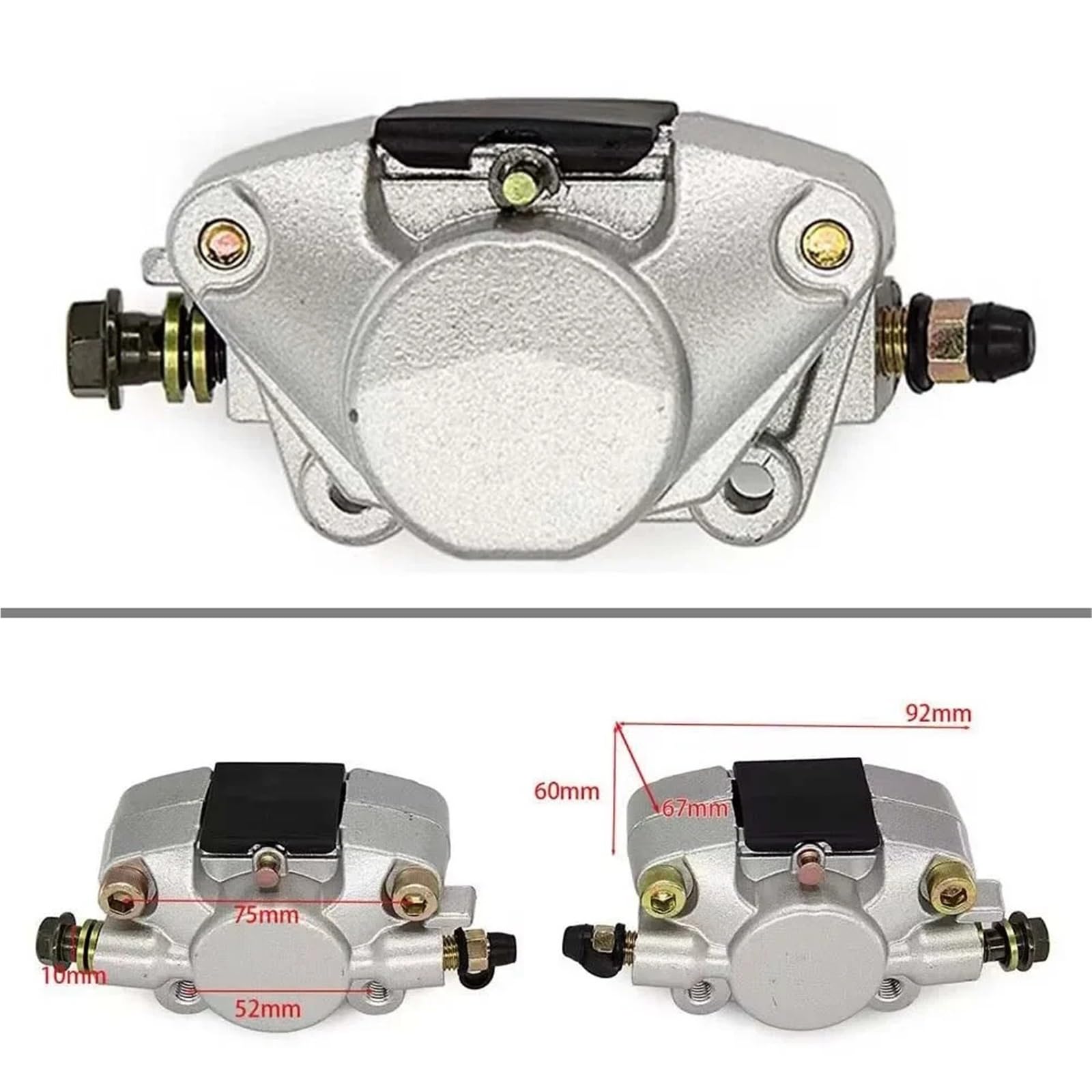 Disco freno anteriore Per 50cc 70cc 110cc 125cc 150cc 250cc Quad Go-Kart Scooter Moto ATV Pinza freno a disco anteriore posteriore Disco Freno