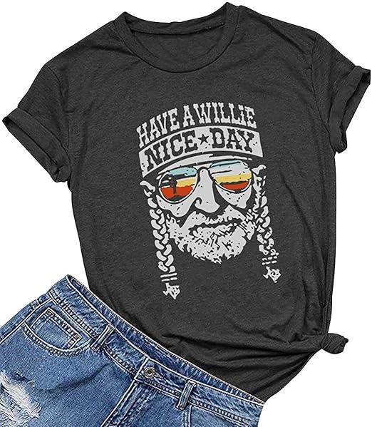 willie nelson t shirts amazon