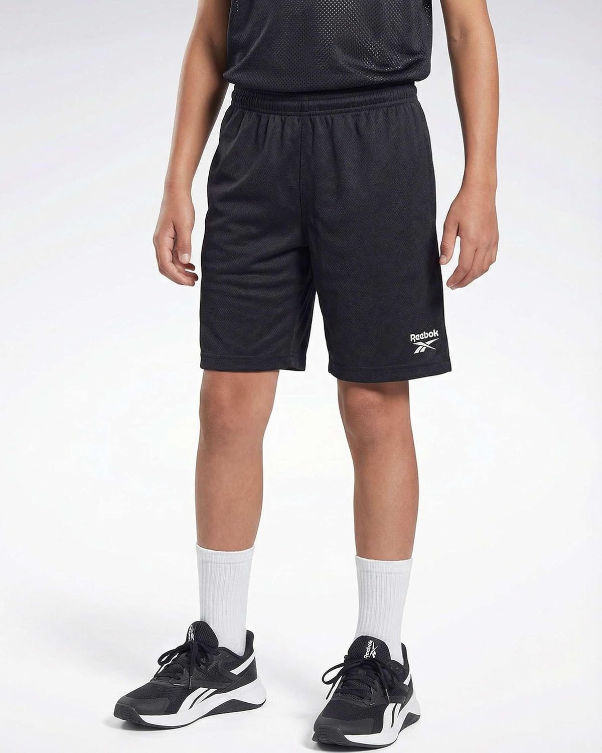 Reebok 4 Pack: Boys’ Athletic Mesh Shorts – Basketball Soccer Running Gym Sports Workout Shorts Kids Teens Youth (6–18)