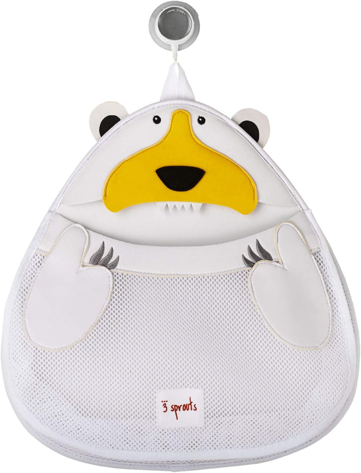 – 3 Sprouts Bath Storage Caddy - Organizer for Shower, Baby and Toys, POLAR BEAR