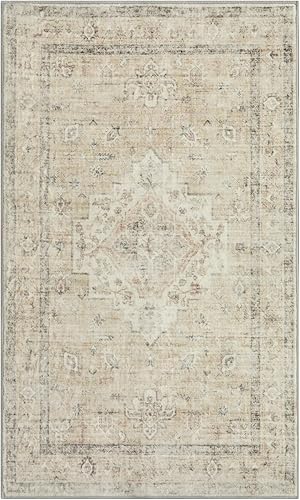 Miniatura 155 de LIVEBOX Alfombra lavable de 2 x 6 pies para baño, tapetes de cocina antideslizantes para entrada de piso, tapete bohemio para puerta delantera