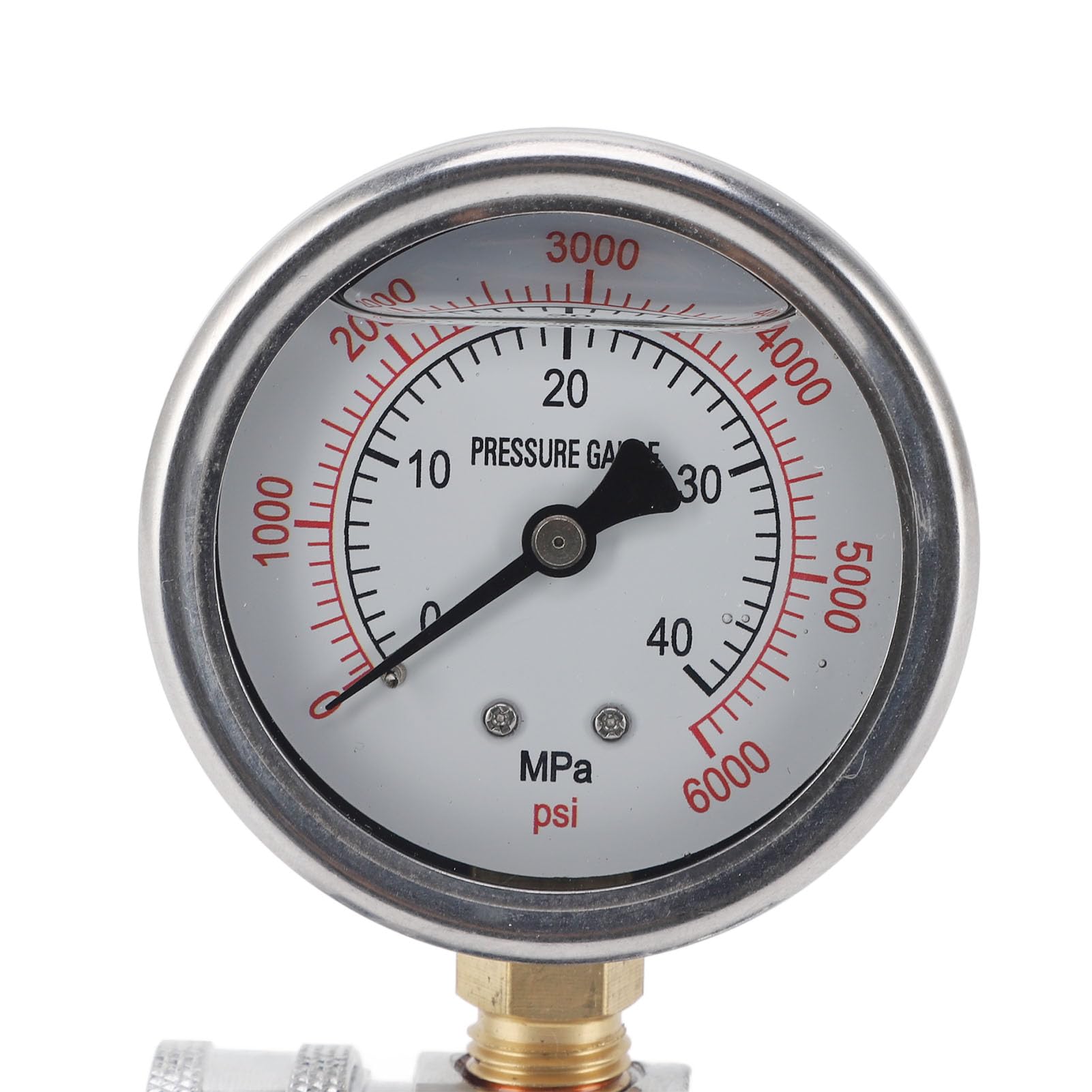 Generic Quick Connect 6000psi Hochdruckreiniger-Manometer für Hochdruckreinigung. Robuster Edelstahl