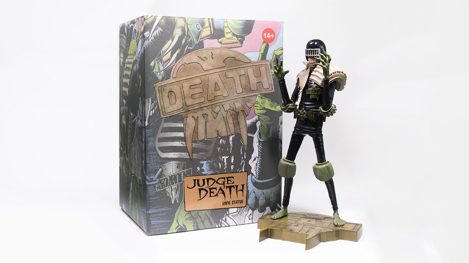 2000AD JUDGE DEATH ARTIST ED VINYL STATUE BRIAN BOLLAND