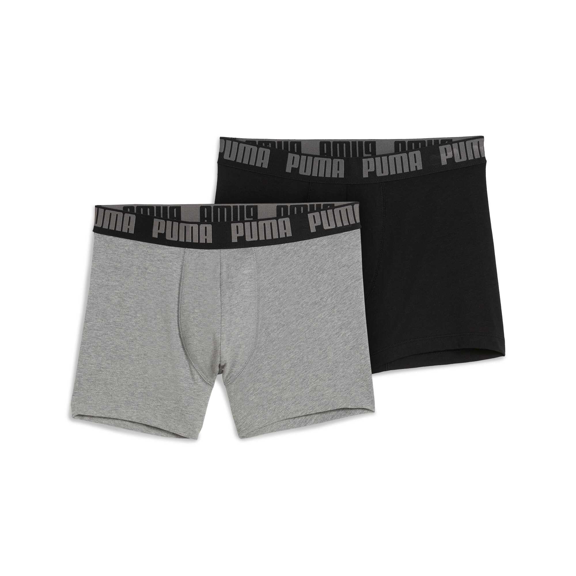 Puma Boxer Boxershorts Men Herren Everyday Unterhose Unterwäsche 8er Pack, Farbe:Black/Grey Melange, Bekleidungsgröße:XL