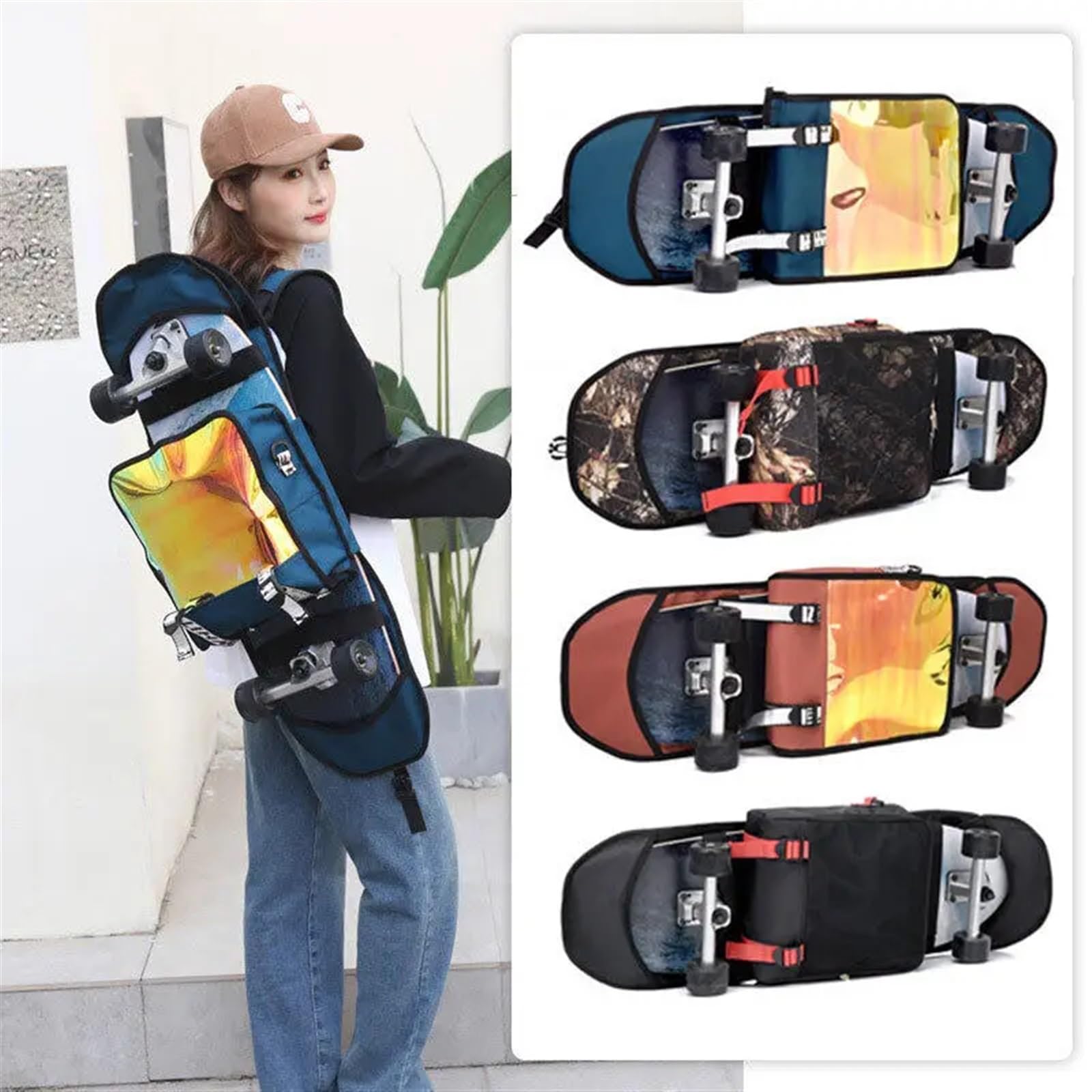 Sac de Transport Sac de Transport for Planche à roulettes, Sac Main for, Housse Rangement for équilibrer la pour Skateboard