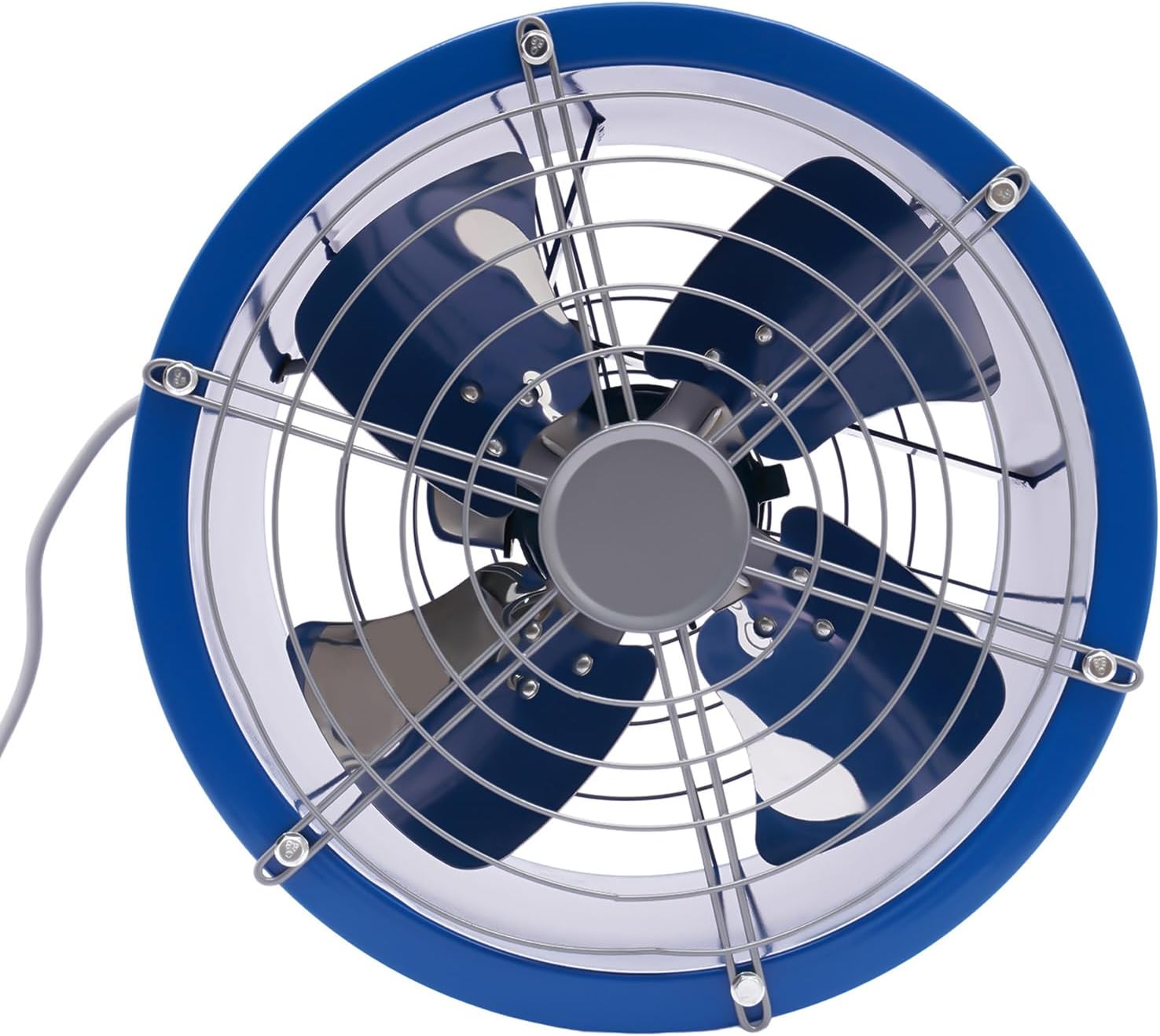 16" Ventilation Axial Fan Cylinder Pipe Spray Booth Paint Fumes Exhaust Blower with All Copper Motor Silent