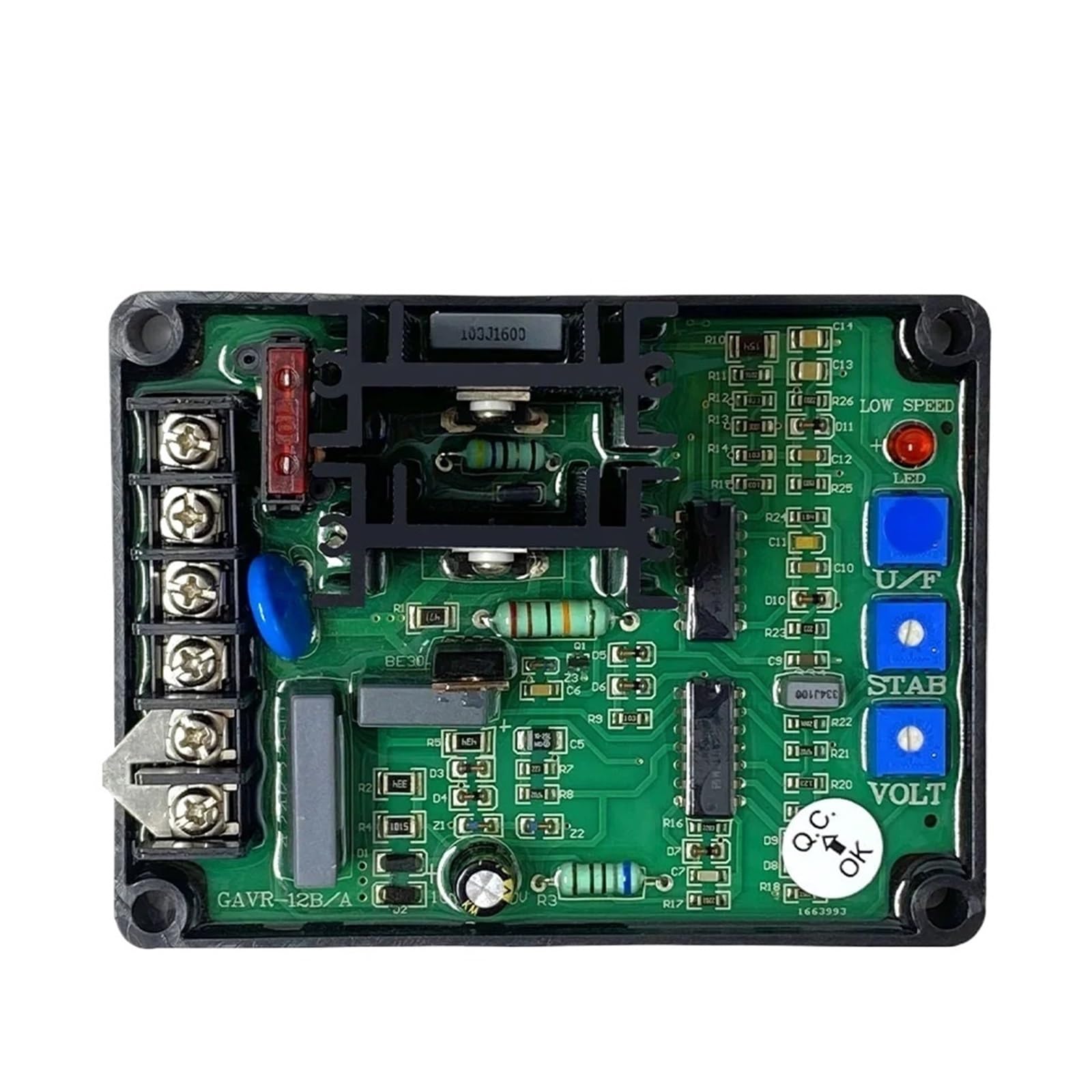 GAVR-12A AVR Brushless Generator Automatic Voltage Regulator Stabilizer Control Module 1Pcs