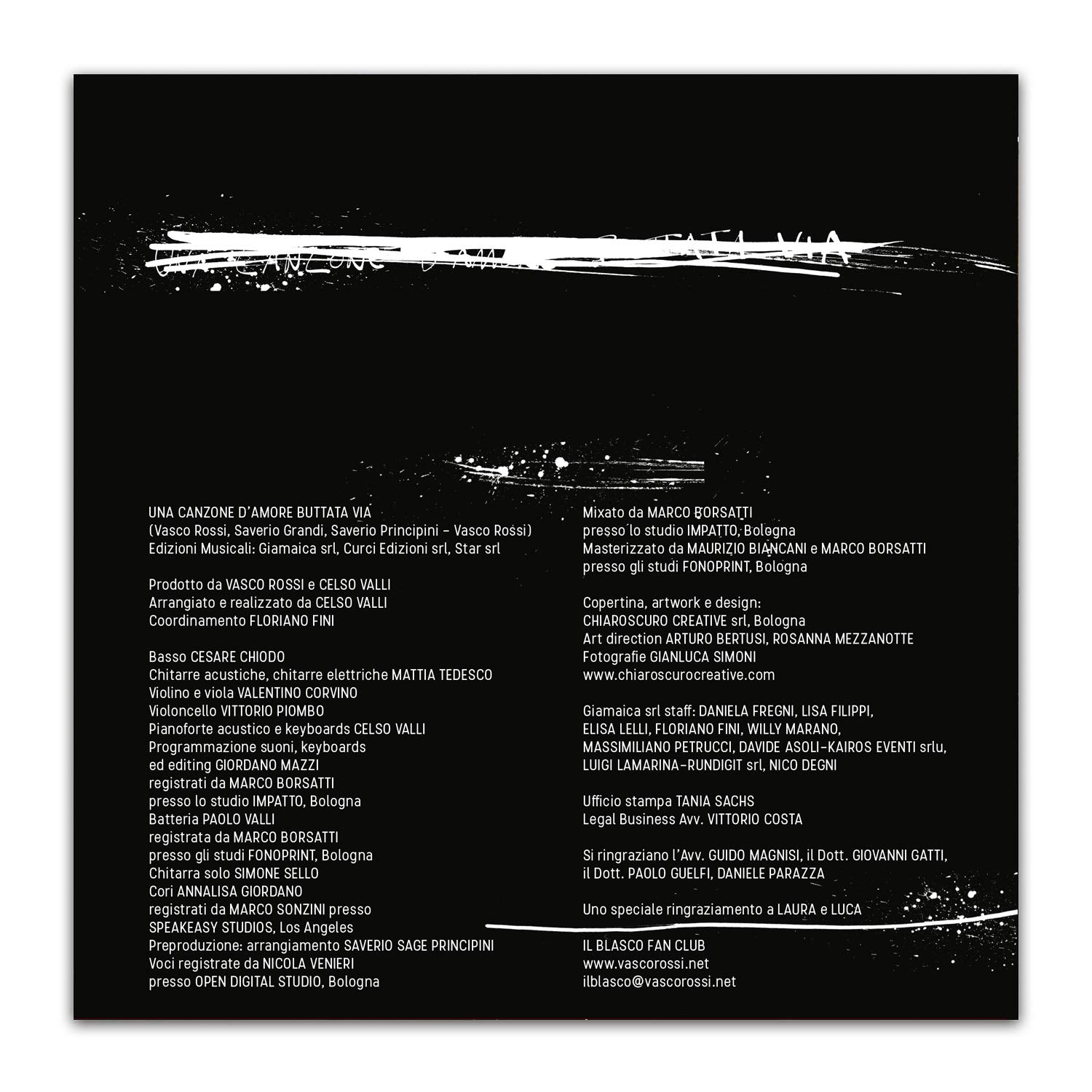 Una canzone d’amore buttata via (Vinile 7" 45 giri)