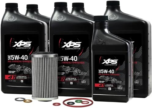 Can-Am New OEM Spyder Oil Change Kit 5W40 for Rotax 1330, 9779249, 9779484