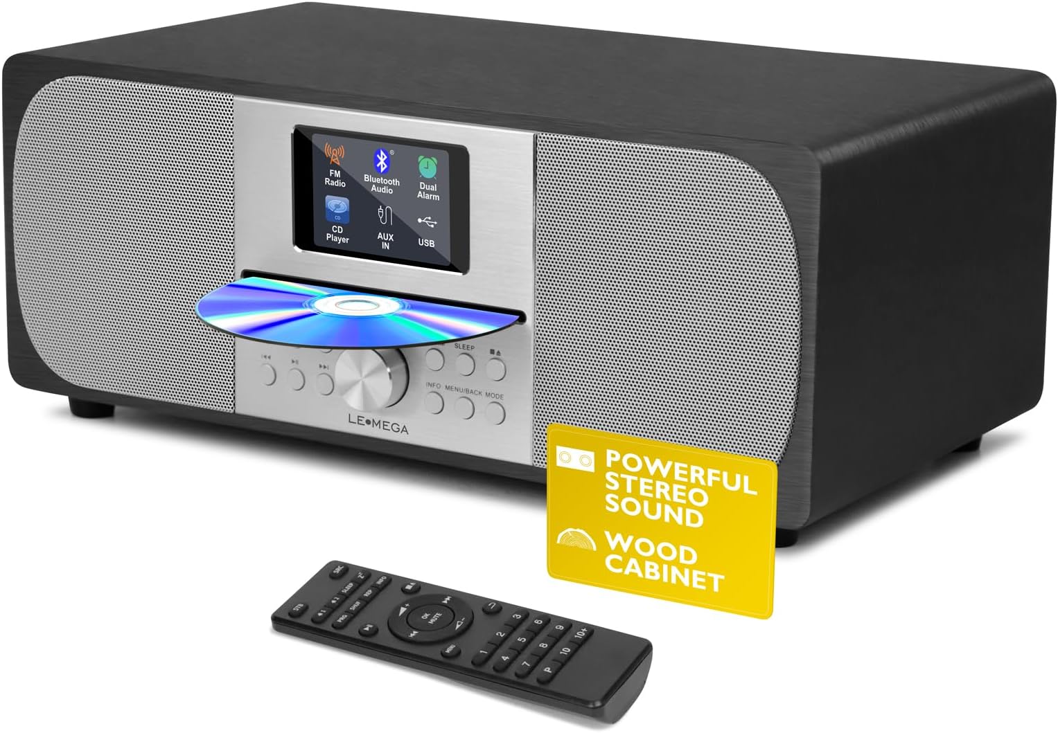 LEMEGA MSY6 Bluetooth Stereo System for Home I Powerful 100W CD Player I FM R...