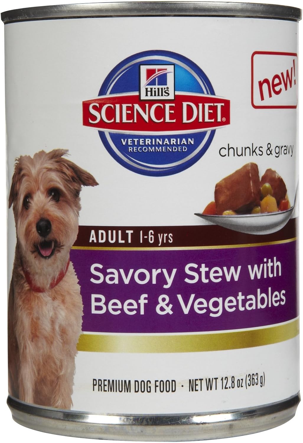Hill'S Science Diet Adult Savory Stew Canned Dog Food - Beef & Vegetables - 12.8 Oz - 12 Pk