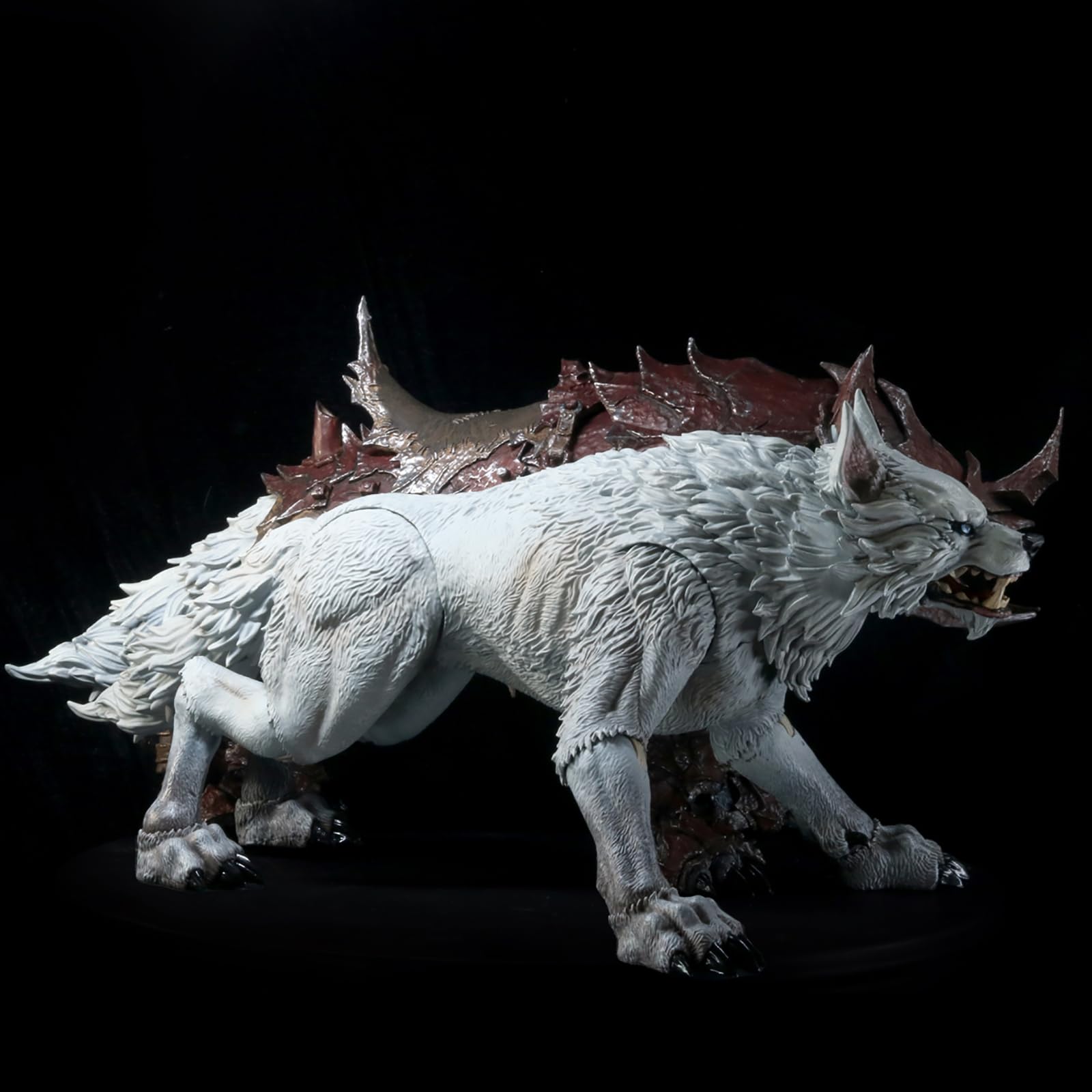 Amazon.co.jp: RAYGE3LOV ホワイトアイアンウルフ(ブラッドVer.) 1/12