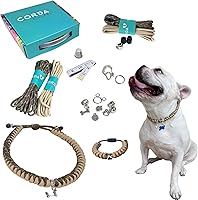 Vista 10 de CORDA Crafts - Kit de cuerda de paracaídas - Accesorios completos para hacer collar de perro y pulsera a juego del dueño - Tutorial en video fácil
