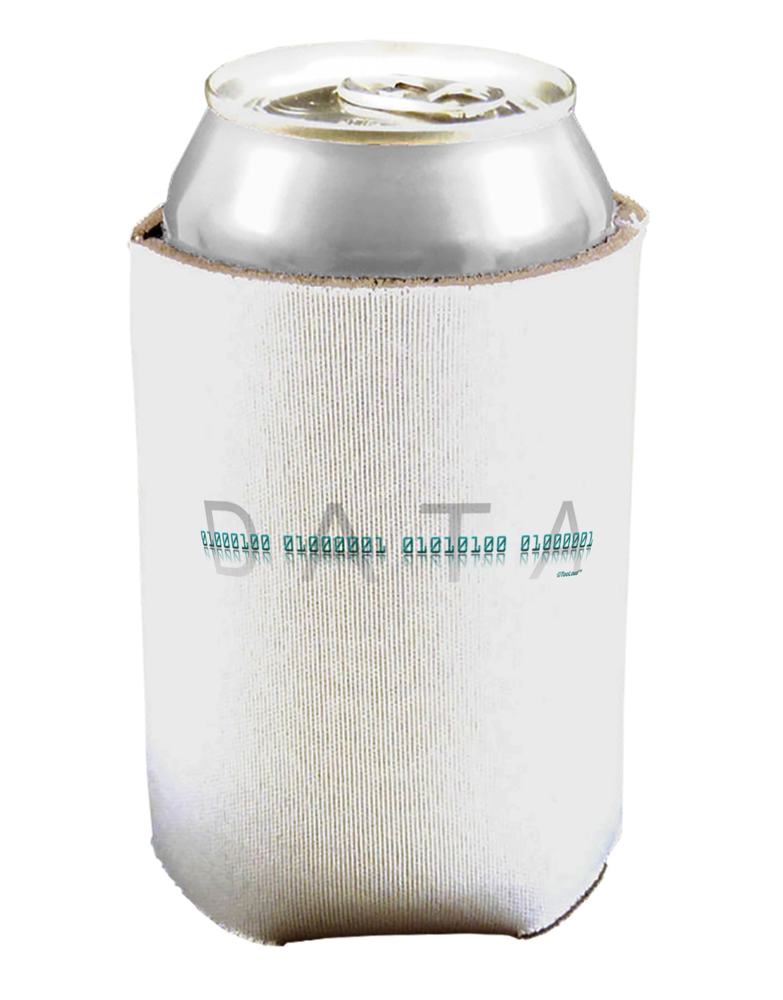 TOOLOUD Binary Data Blue Can/Bottle Insulator Cooler - 2 Pack