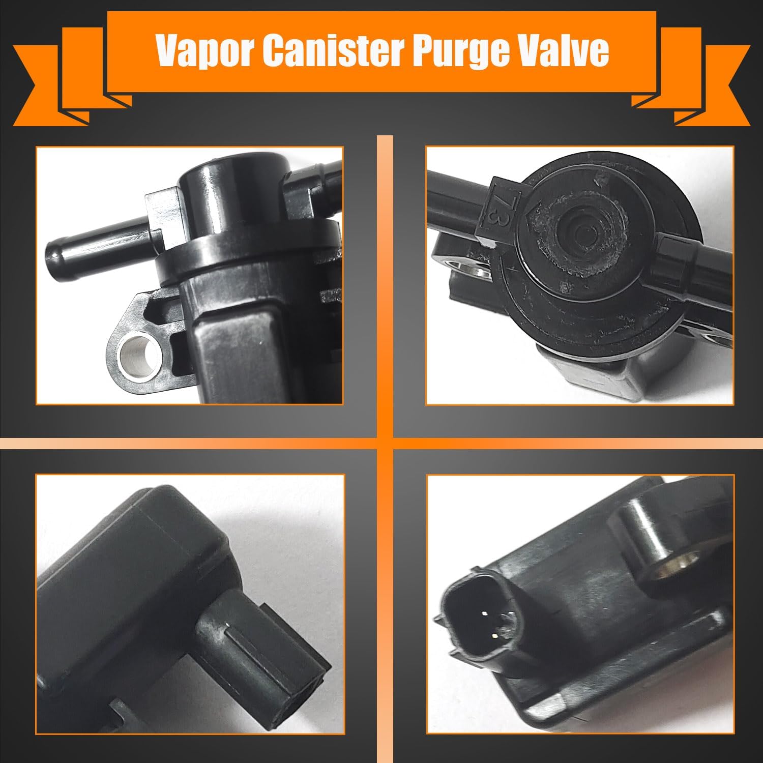 Vapor Canister Purge Valve Solenoid Fit for INFINITI QX56 2004,2010, for Nissan Frontier 2005-2016, 2012-2016 NV1500 NV2500 NV3500, 2004-2015 Armada Titan, Replace# ‎14930-7S000, Purge Solenoid Valve