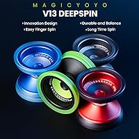 Vista 2 de MAGICYOYO V13 DEEPSPIN Yoyo bimaterial para niños de 8 a 12 años y adultos, Yoyo profesional de doble propósito para todos los niveles de habilidad
