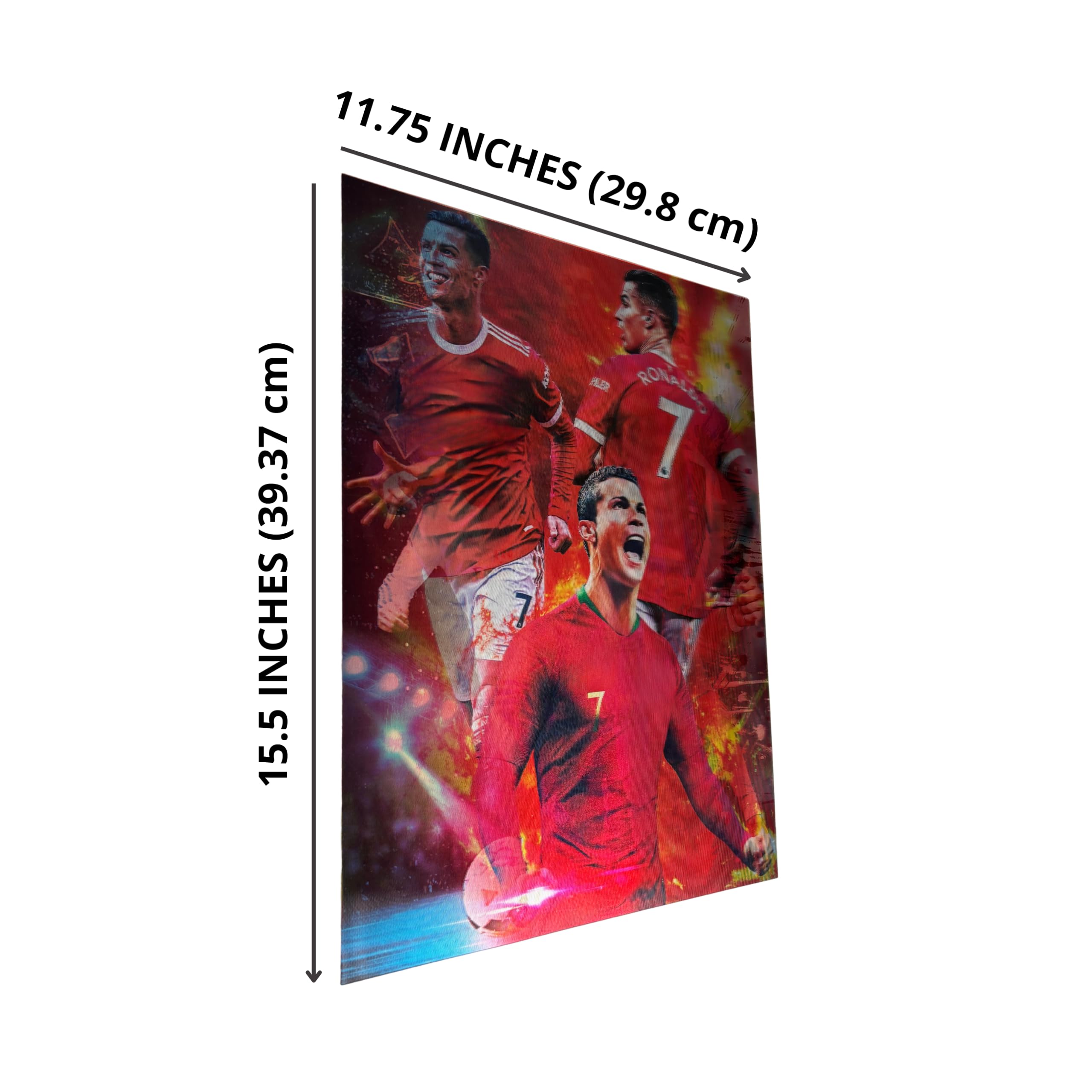 Amazon.com: Ronaldo 3D Motion Flip Poster – Soccer Legend Wall Art