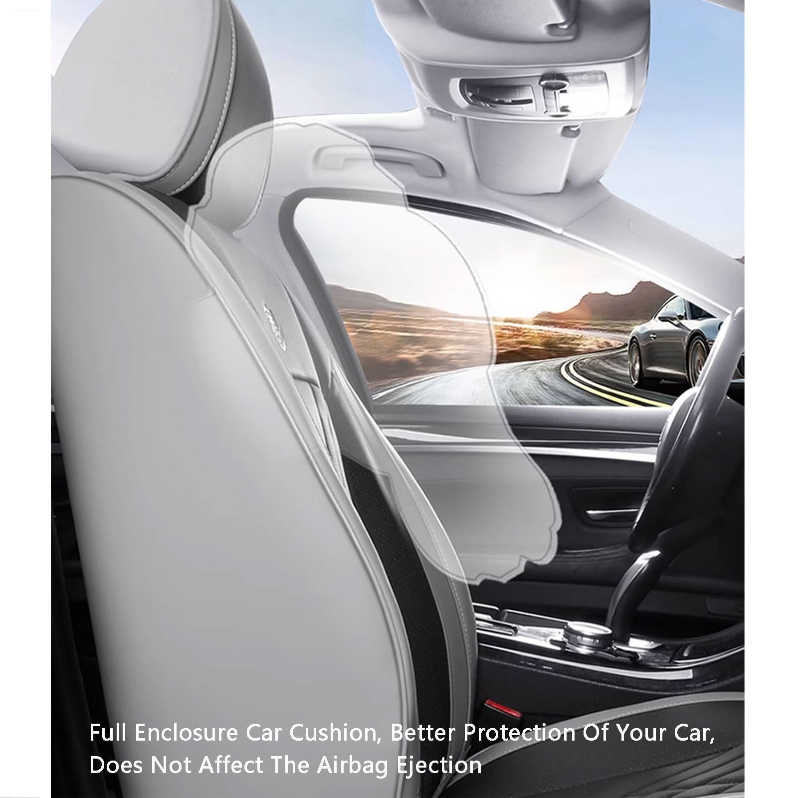 Housse de Siège Auto, pour Kia Sportage GT Line(QL) 2015-2024 2025 2026 Protection Siège Voiture Cuir Intérieur Imperméable Accessoire Automobile Enveloppant Complet,B
