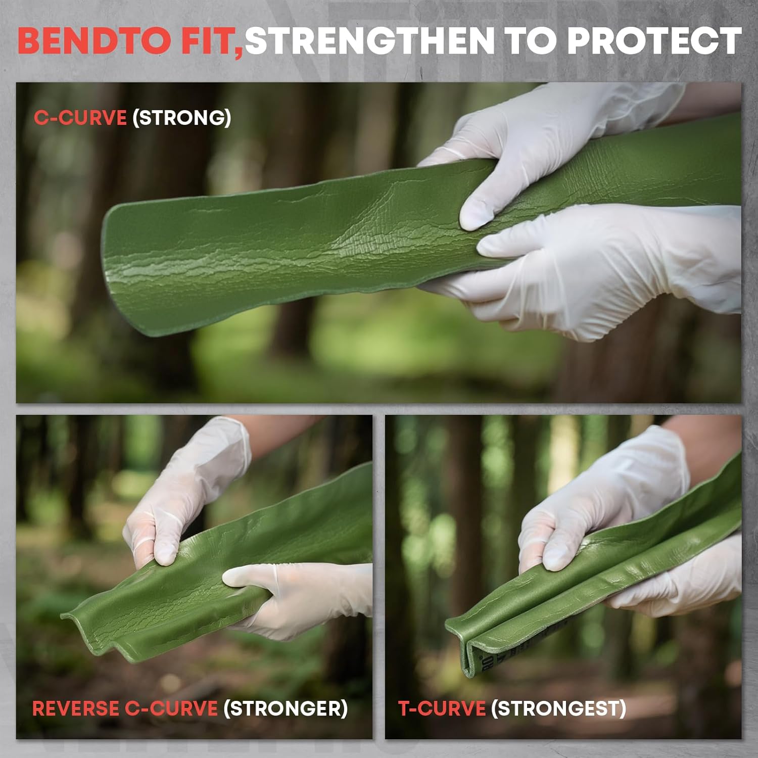 First Aid Splint,36" X 4.3" First Aid Medical Tactical Field Splints, Light Core Aluminum Alloy Splint Keep Bones in Position and Arm Leg Broken Bones Fracture Treatment (4Pcs)