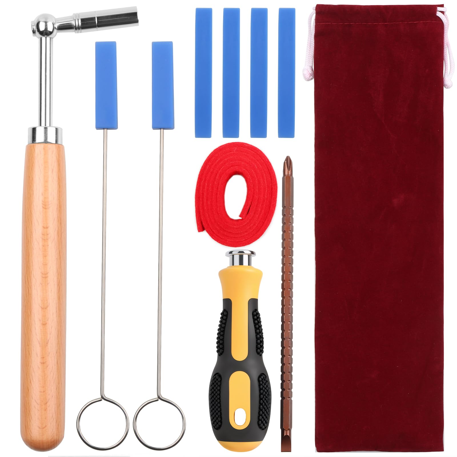 Piano Tuning Kit - 14 Piece Professional Set -8