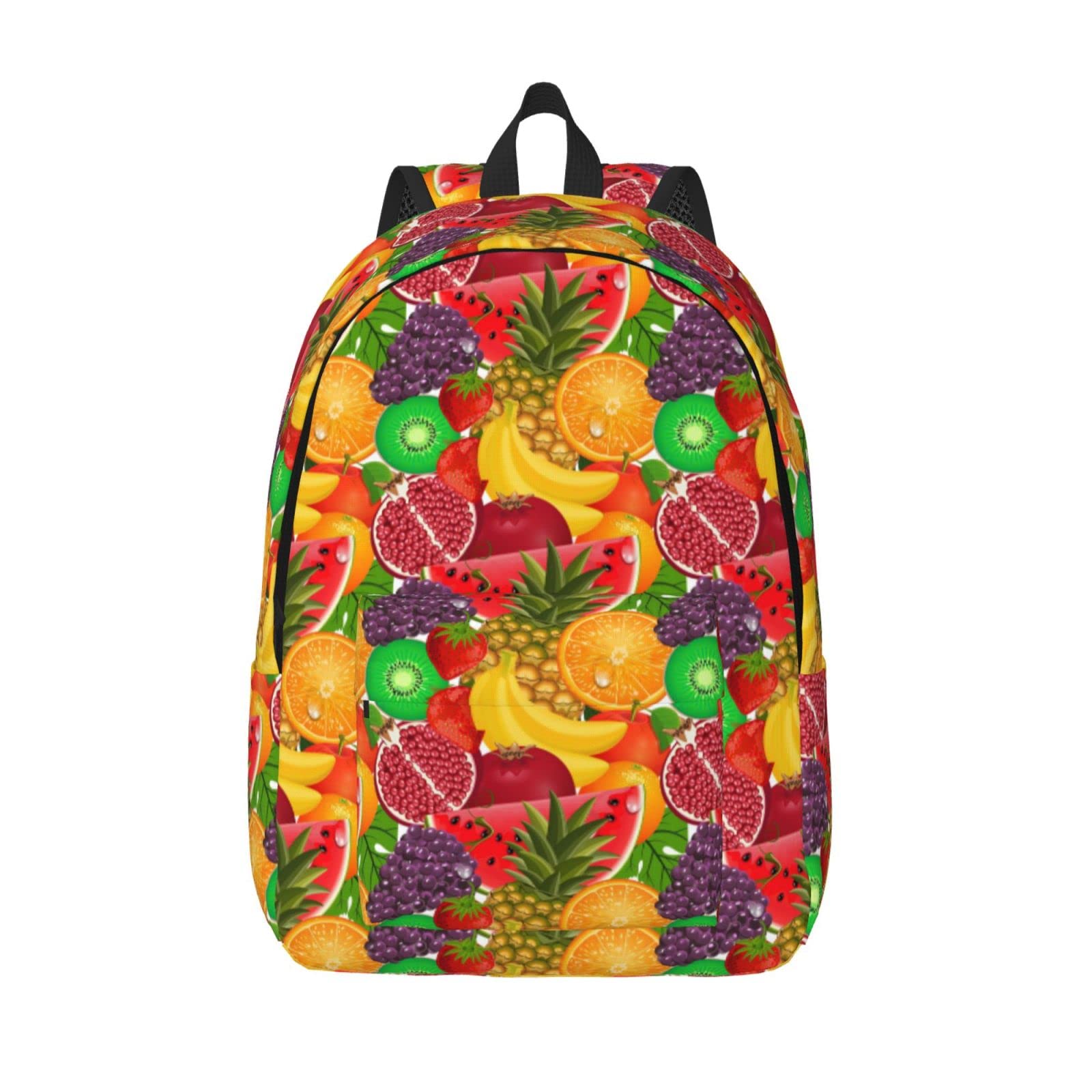 Sac à dos ordinateur portable pour éviter le mal de dos en voyage scolaire taille M ananas - 8