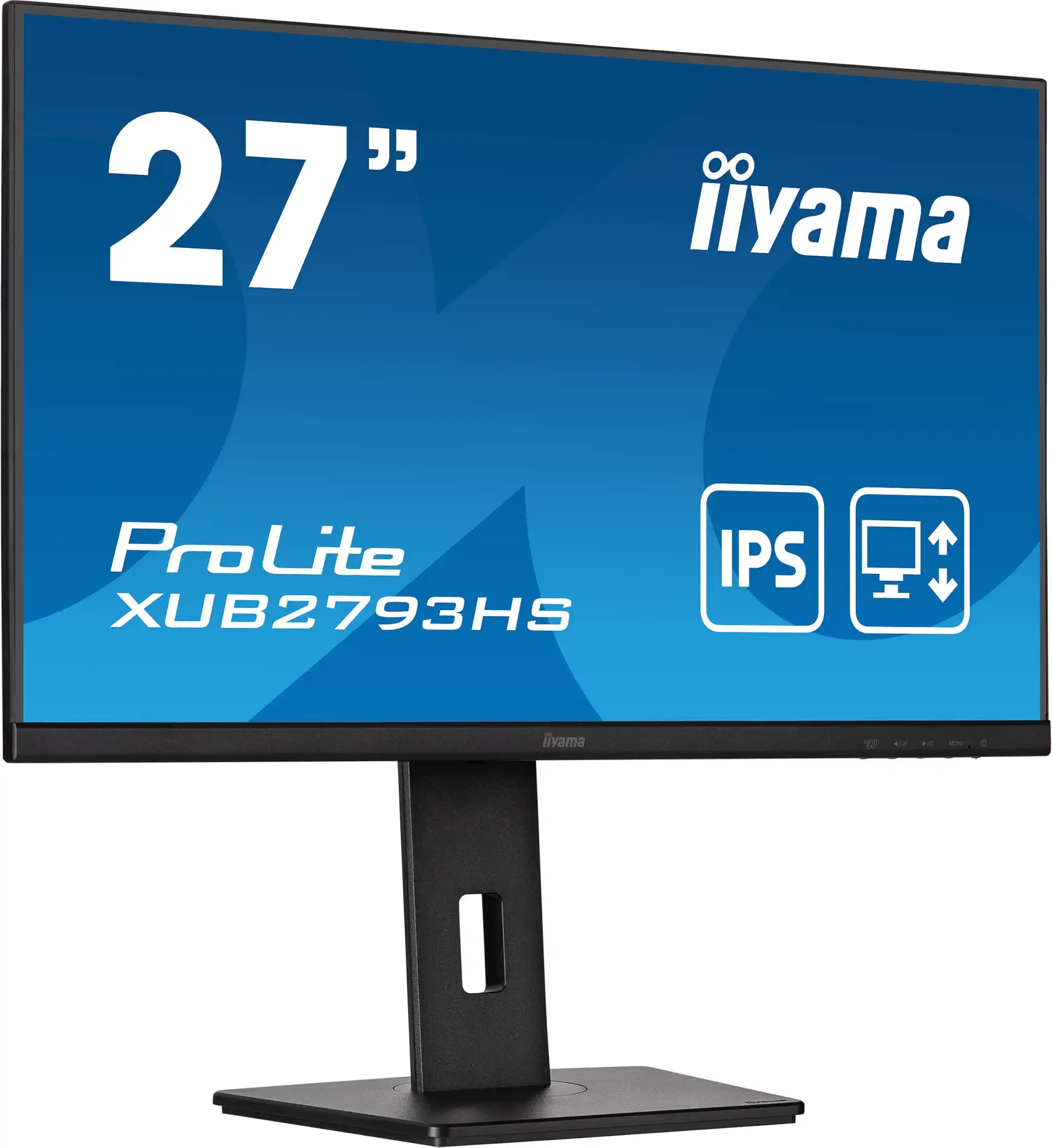 iiyama Prolite XUB2793HS-B7 68,6cm 27" IPS LED-Monitor Full-HD 100Hz HDMI DP Höhenverstellung Pivot Adaptive Sync schwarz