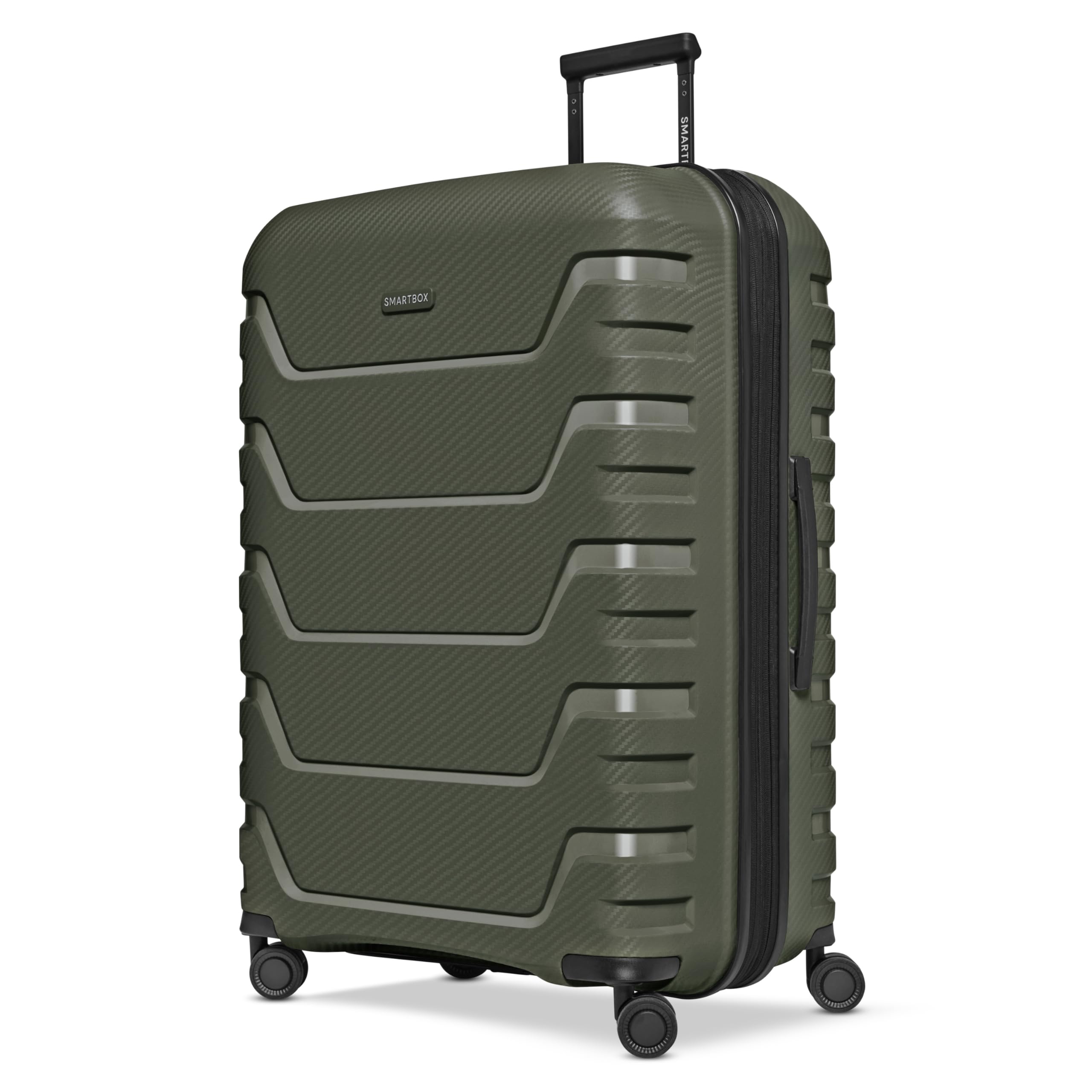 Smartbox Großer Koffer XL Erweiterbar 76 cm, 111–120L Check-in Reisekoffer, Leichter Hartschalen Trolley aus Polypropylen, 4 Doppelrollen, TSA Schloss, Großes Reisegepäck (Edition 01)