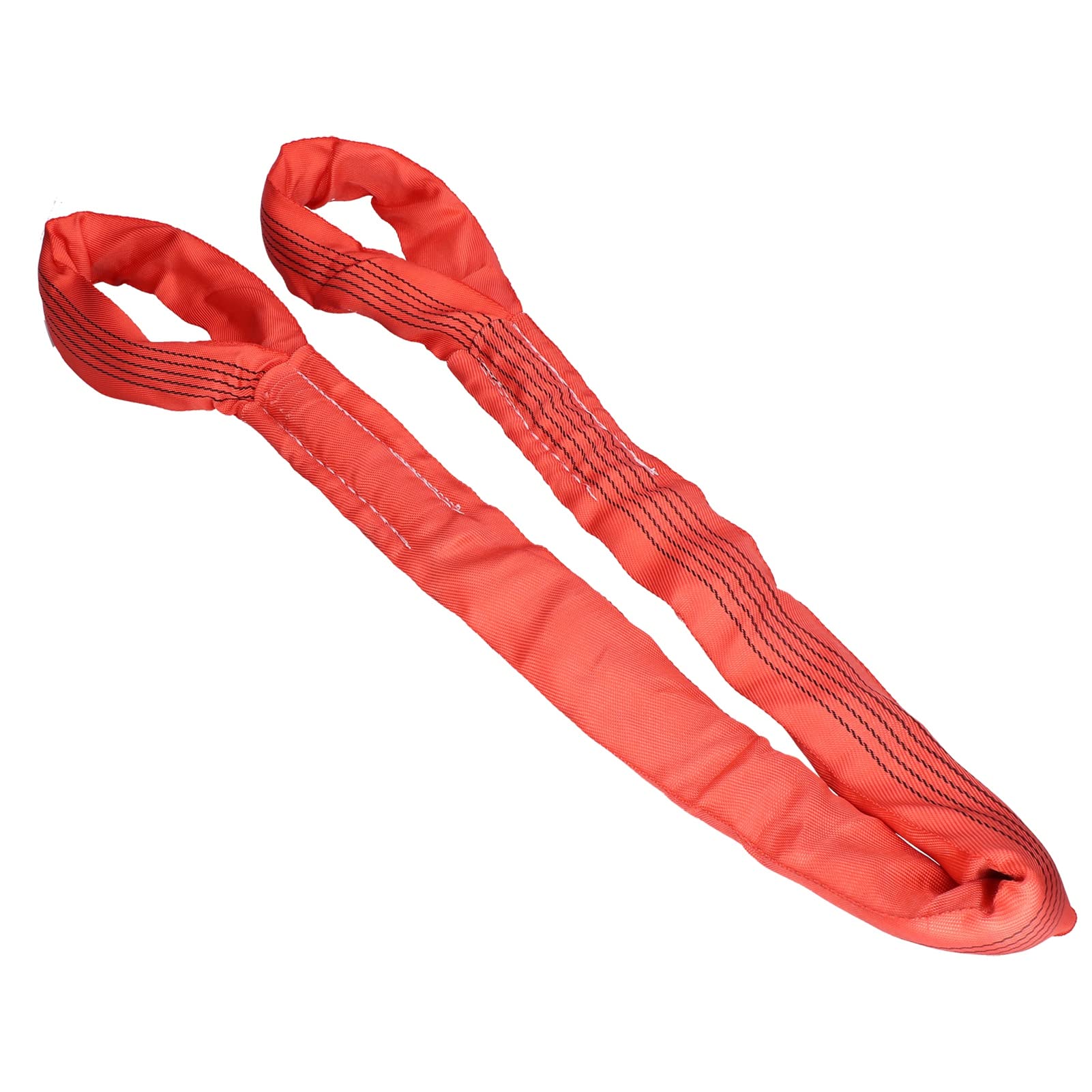 FTVOGUE Eslinga de Elevación de PES, Correa de Elevación de Poliéster Resistente con Capacidad de 5T, Correas Suaves para Maquinaria Naval y Construcción de Ingeniería (4 m (13,12 pies))