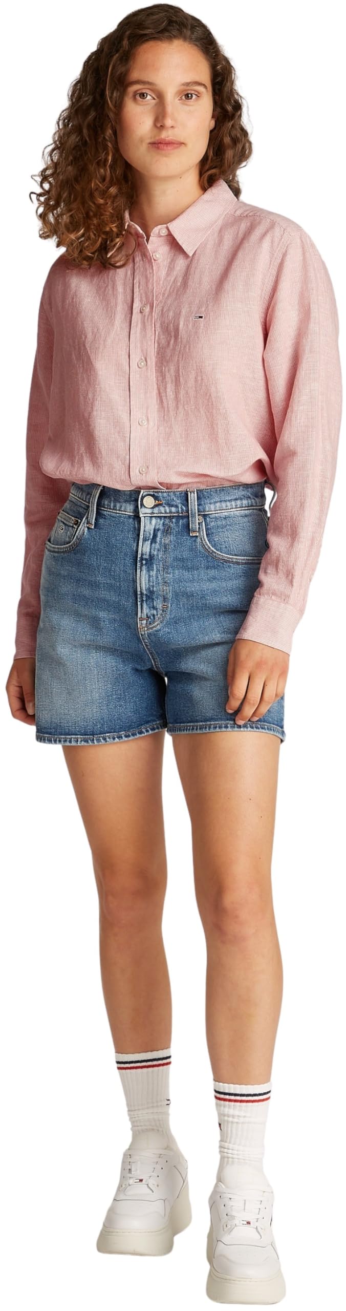 Tommy Jeans Chemise Femme Linen Relaxed Fit