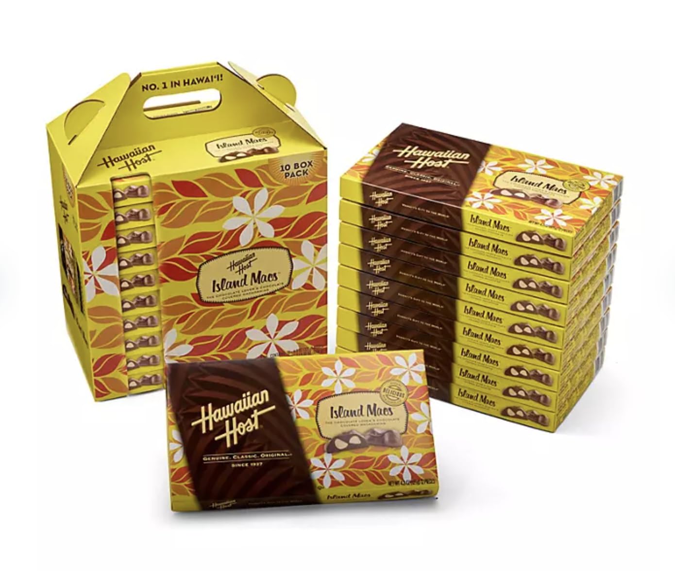 Amazon.com : Hawaiian Host Island Macs Tiare Milk Chocolate
