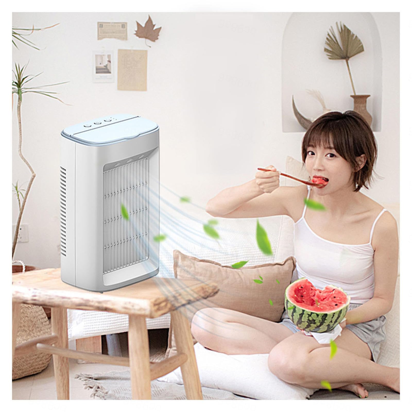 LIPJIA Air Cooler,Room Ac Unit Easy to Carry and Ultra-Low Noise Cheap Air Coolers Professional Strong Home Aircon for Home and Office Use