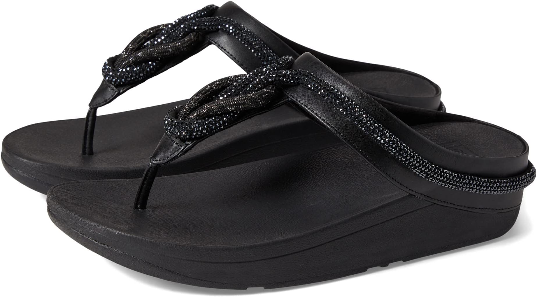 FitFlop FINO CRYSTAL-CORD LEATHER-FQ3 womens Sandal