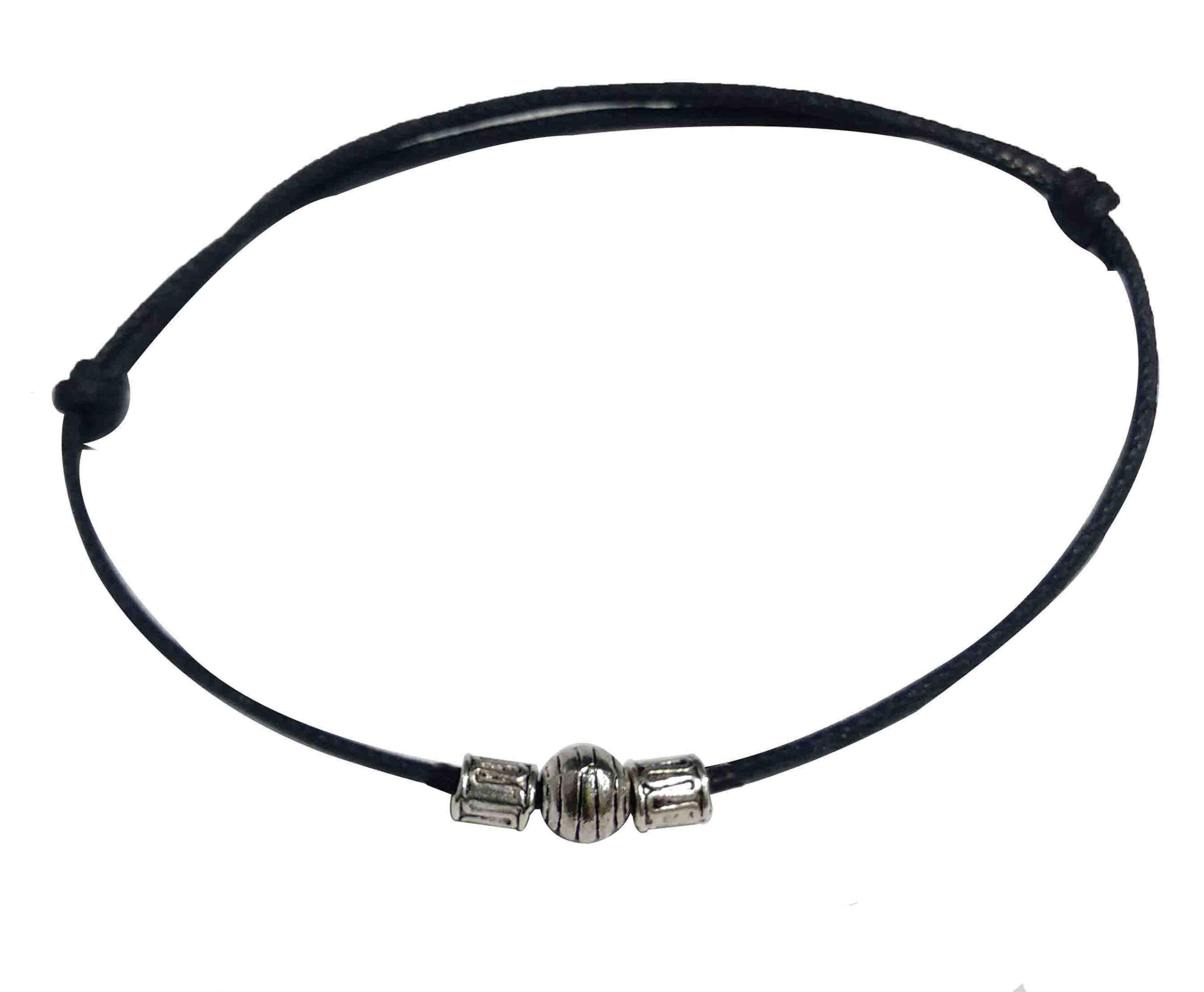 GURJARI JEWELLERS Black Tied Thread Anklet with carving Oxidized Beads for Women (B07R68VWQ1) Amazon Price History, Amazon Price Tracker