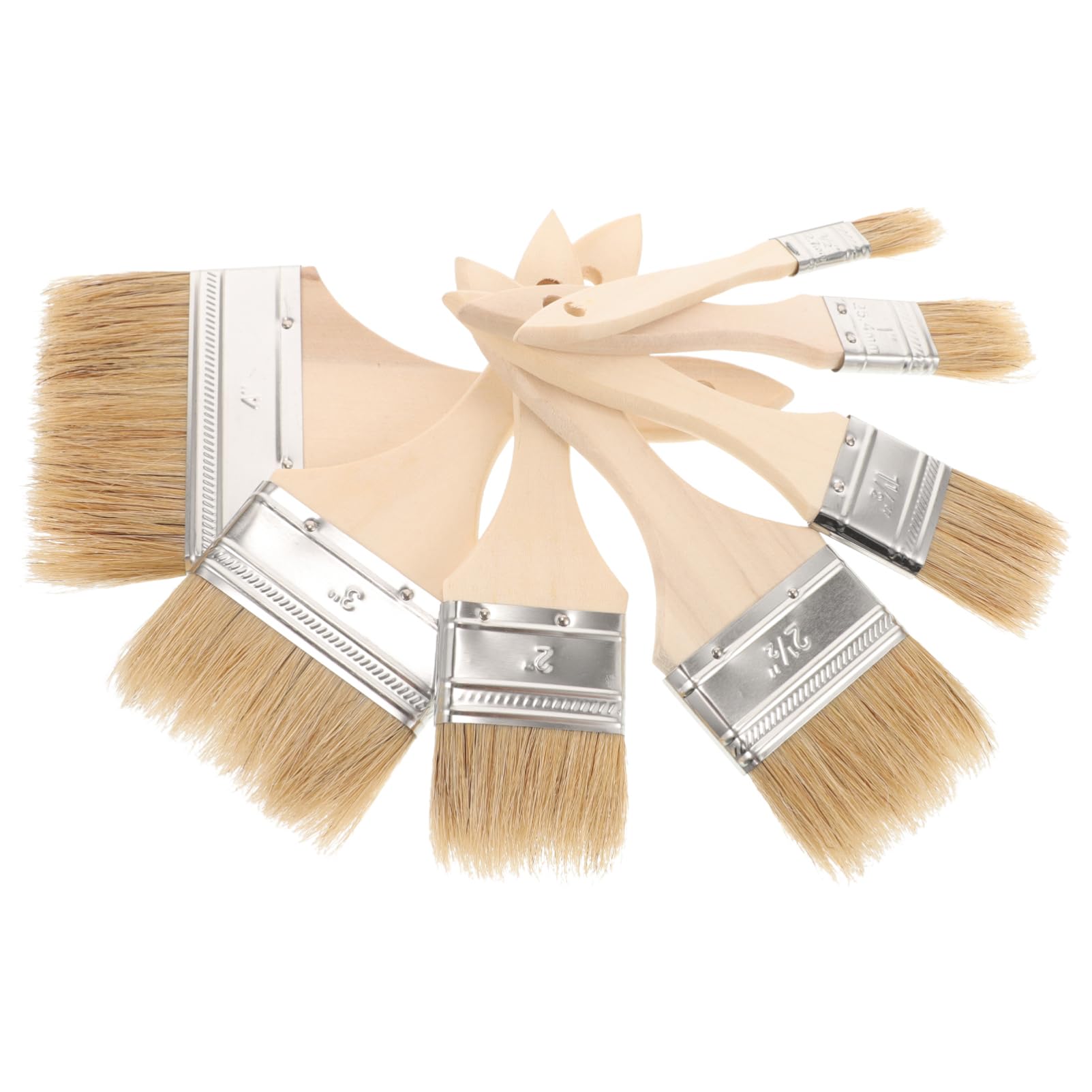 Uonlytech 35piezas Pinceles De Pintura Acuarela y Acrílica De Mangos De para Artistas y Aficionados Pinceles De Pelo Natural para Aplicaciones Precisos Pintura Al Óleo y Acuarela