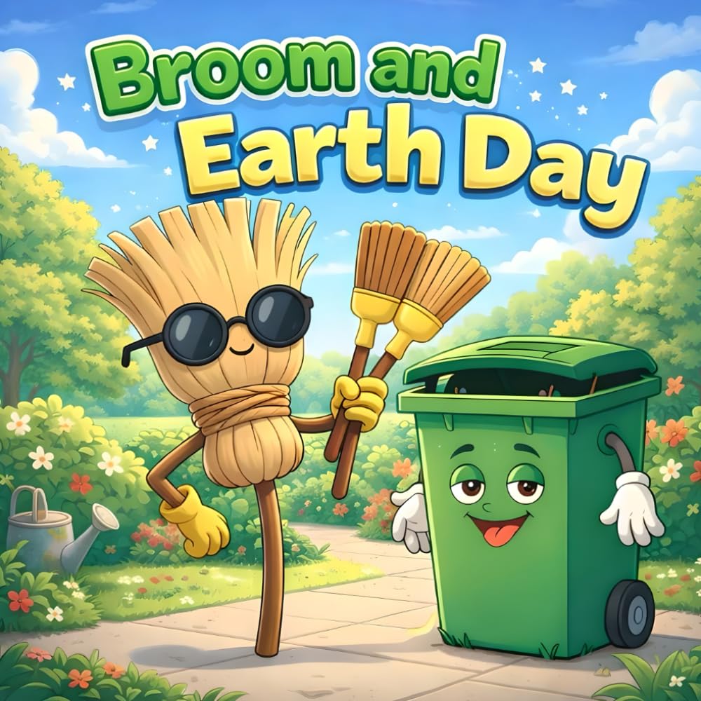 Broom and Earth Day: A Funny Recycling Adventure About Community Cleanup, Garden Litter, and Planet Care