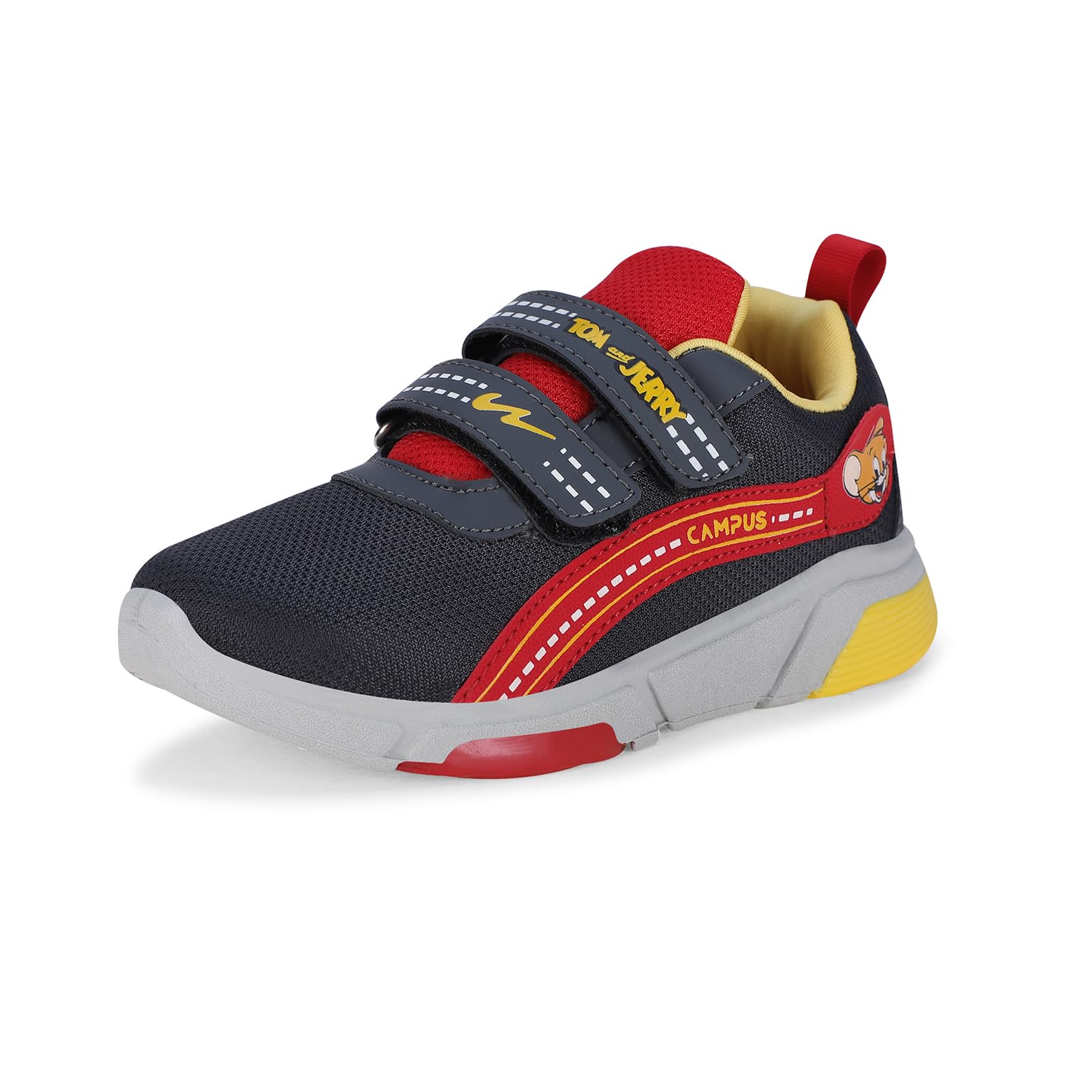 Campus Kids SRM-17V D.Gry/Yellow Running Shoes - 1UK/India SRM-17V (B0CVMYBXWN) Amazon Price History, Amazon Price Tracker