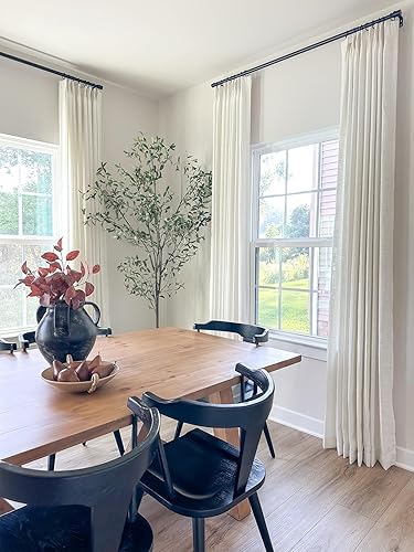 Miniatura 9 de Lille Linen - Cortinas personalizadas, cortinas opacas para oscurecer la habitación, cortinas de puerta corrediza de vidrio, tamaño personalizable,