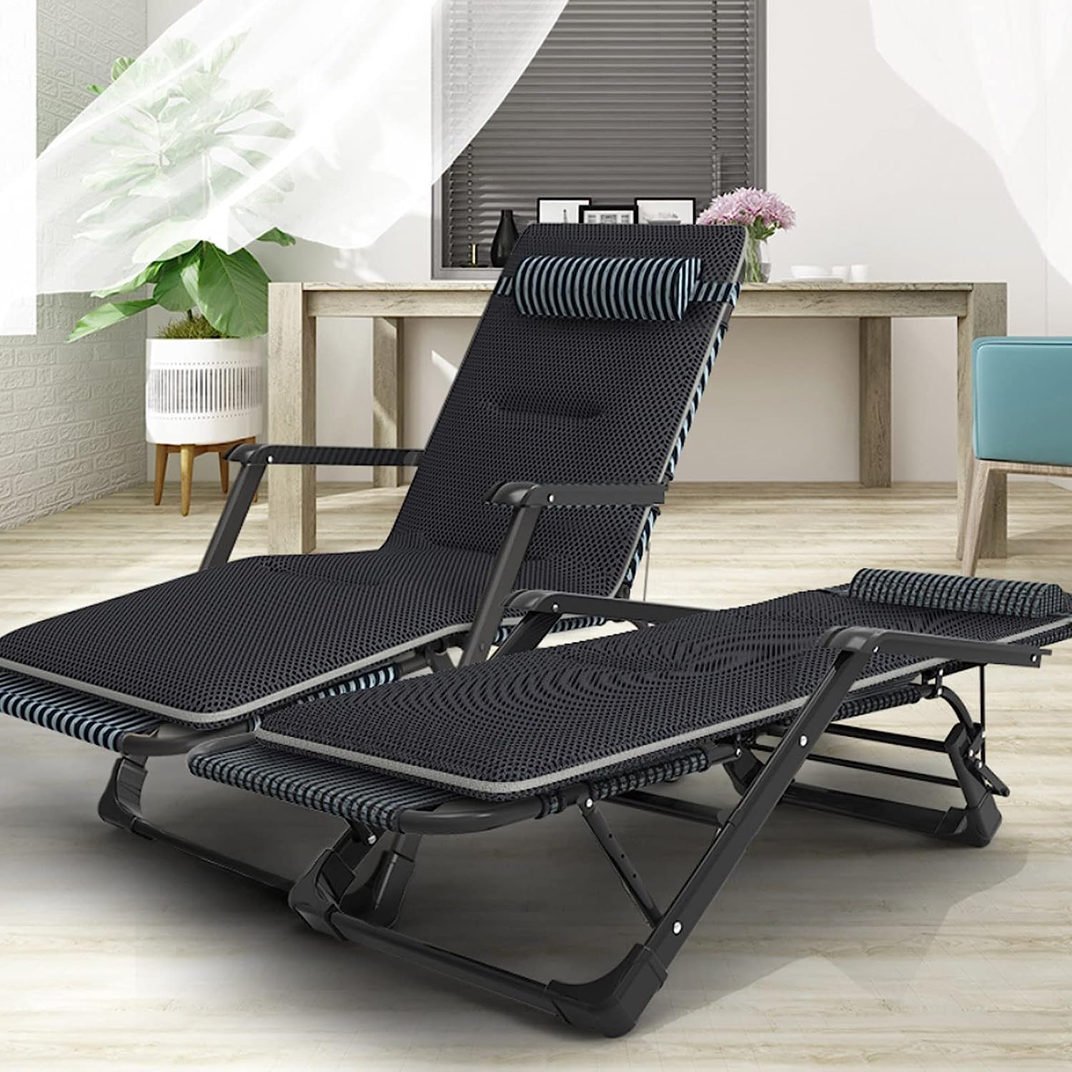 Kit 6 Corde Elastiche Per Sdraio E Poltrone Reclinabili - Sostituzione Per Sedie Da Giardino E Lounge - Foto 8