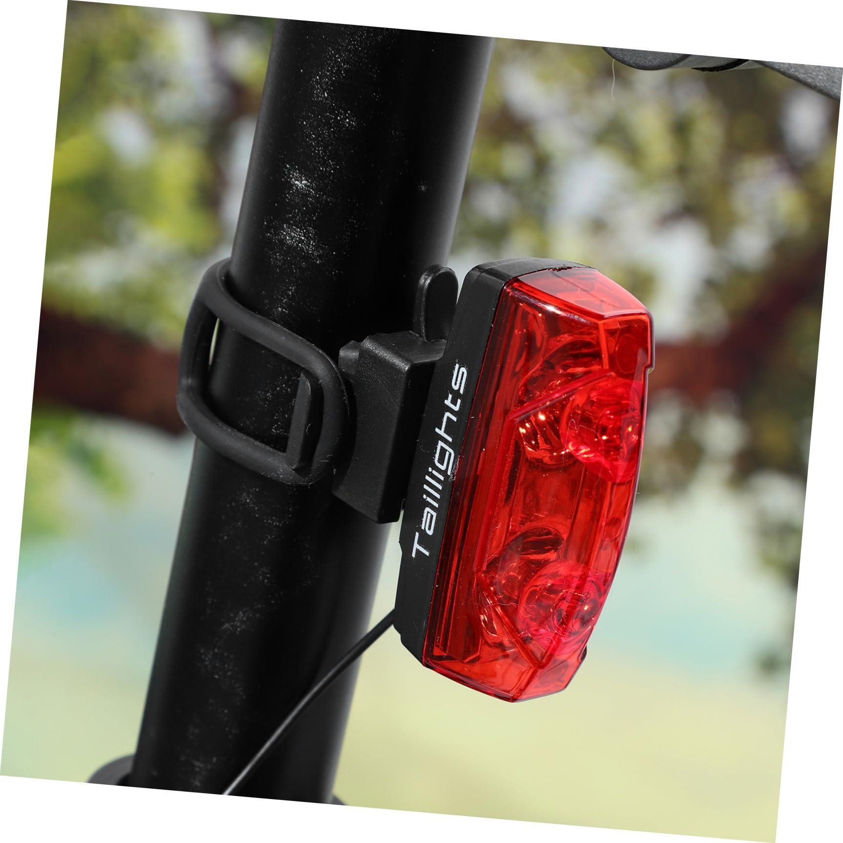 Sosoport Posteriori per Biciclette LED Fanale Posteriore Leggero Coda Ciclismo Lampeggiante Accessorio per Bici per Bici Materie Plastiche Tecniche di Alta qualità